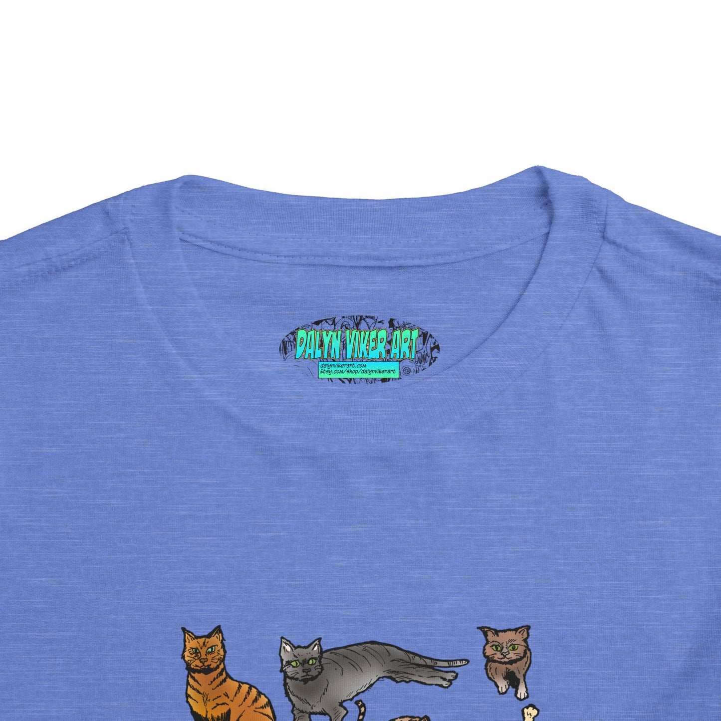 Toddler Tee — Playful Cat Pack Graphic Shirt for Kids