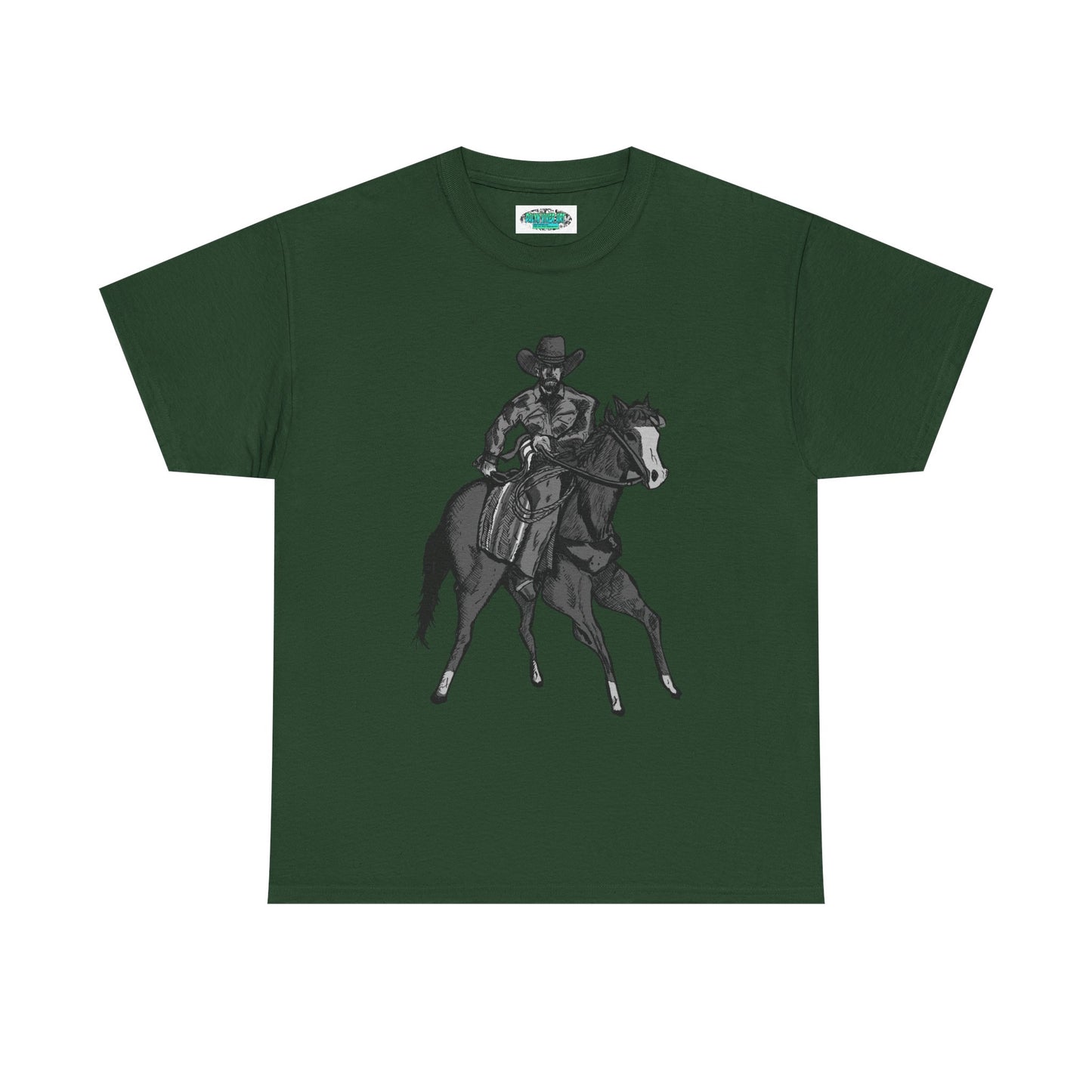 Cowboy on Horseback T‑Shirt — Vintage Western Rodeo Tee