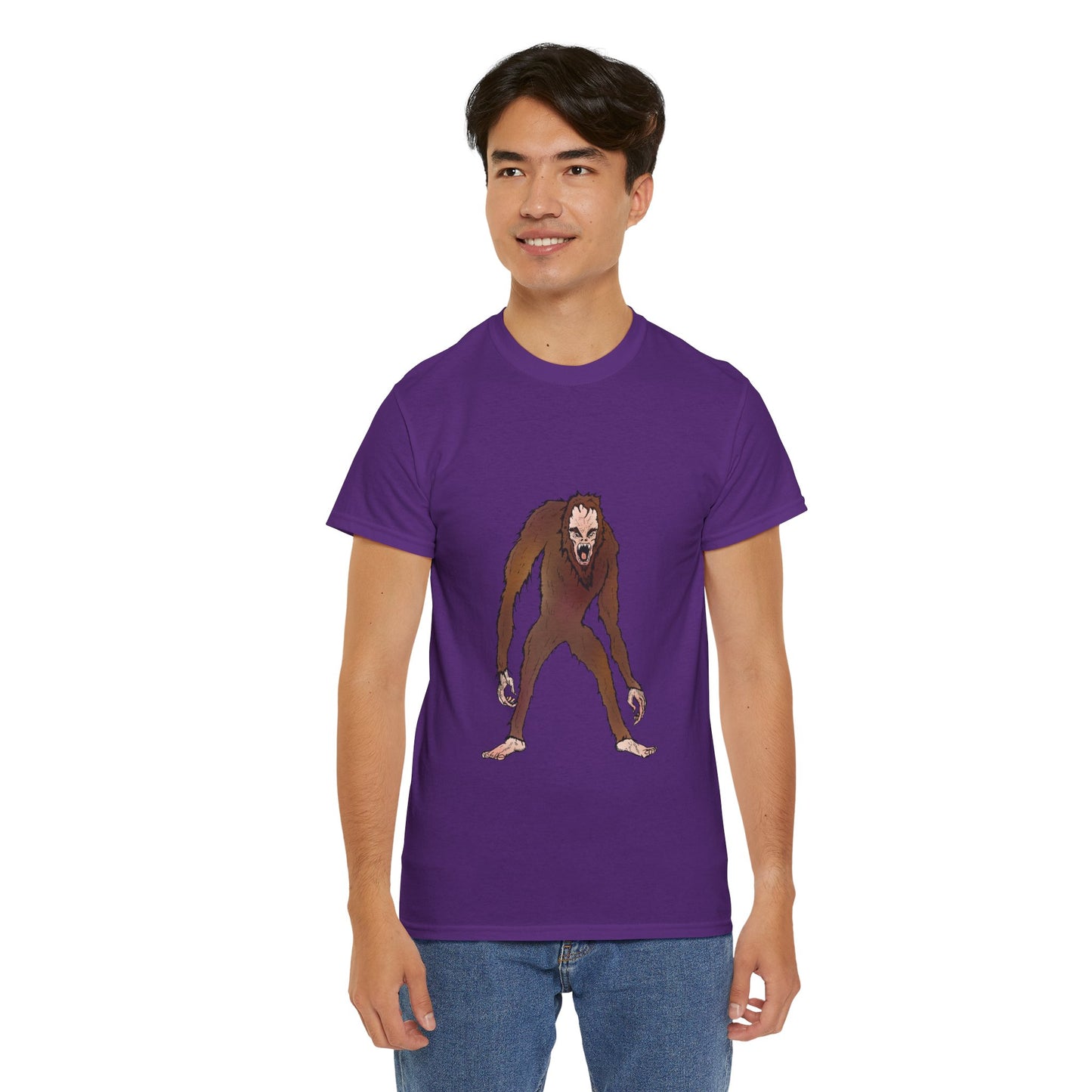 Bigfoot Sketch T‑Shirt — Retro Sasquatch Graphic Tee