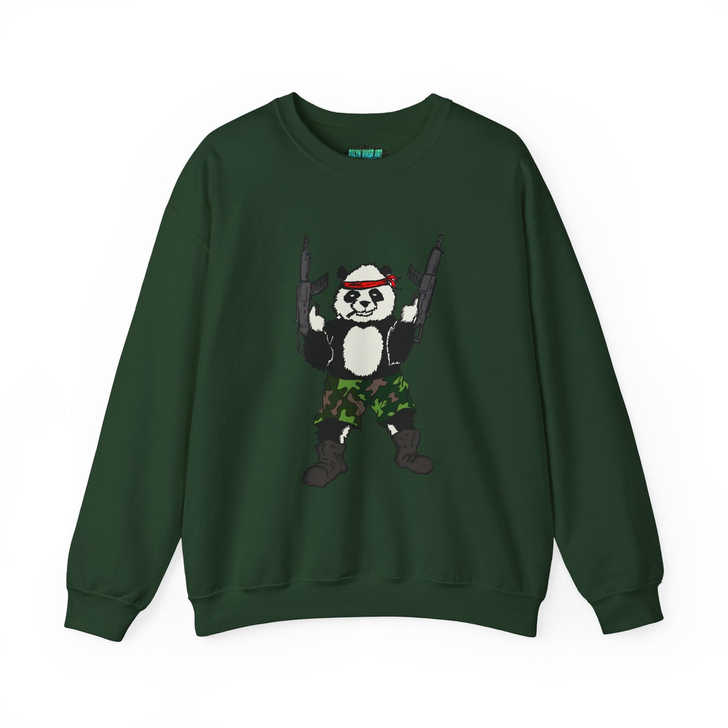 Panda Guns Crewneck Sweatshirt