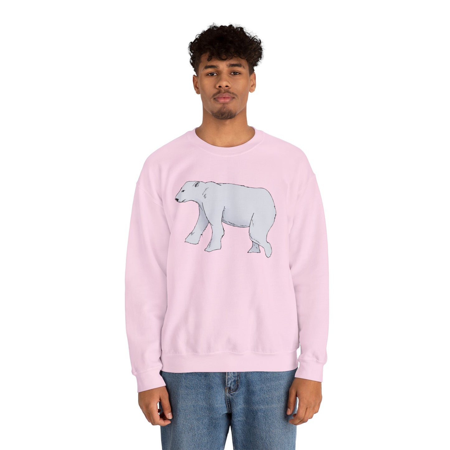 Cozy Polar Bear Crewneck Sweatshirt