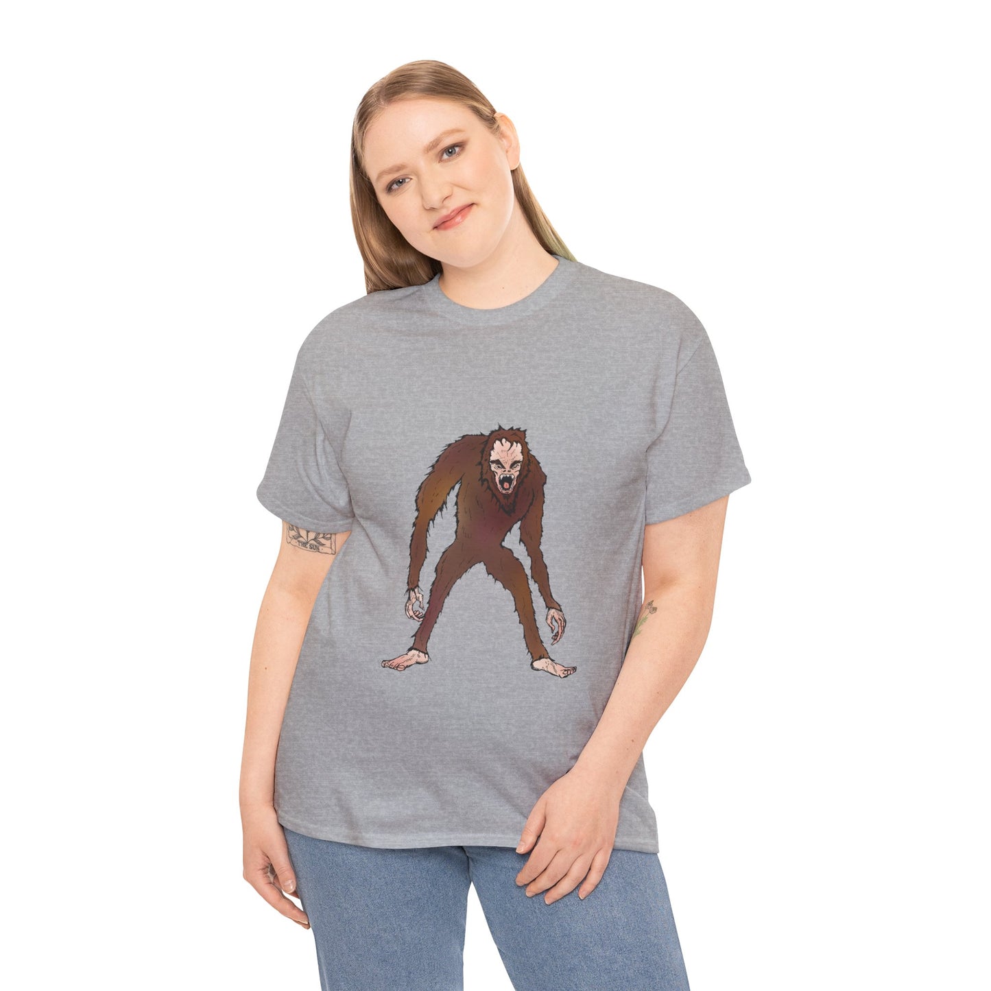 Bigfoot Sketch T‑Shirt — Retro Sasquatch Graphic Tee