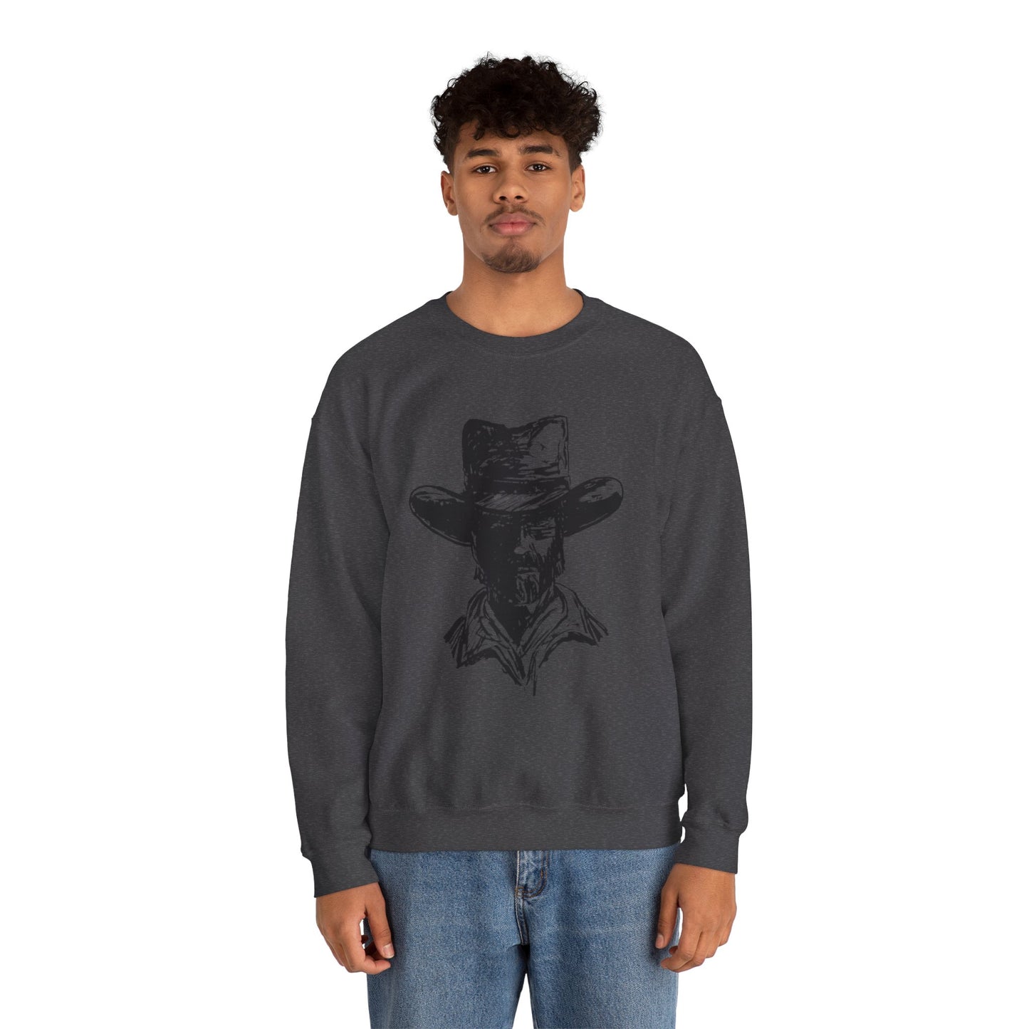 Cowboy Graphic Crewneck Sweatshirt