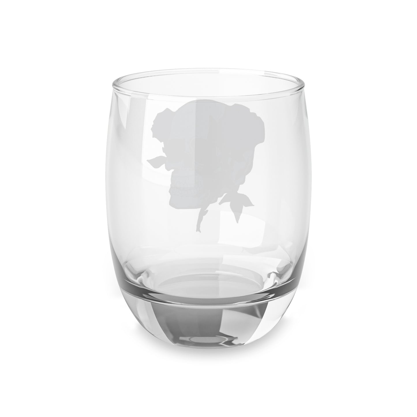 Rose Skull Whiskey Glass - Unique Barware for Cocktail Lovers