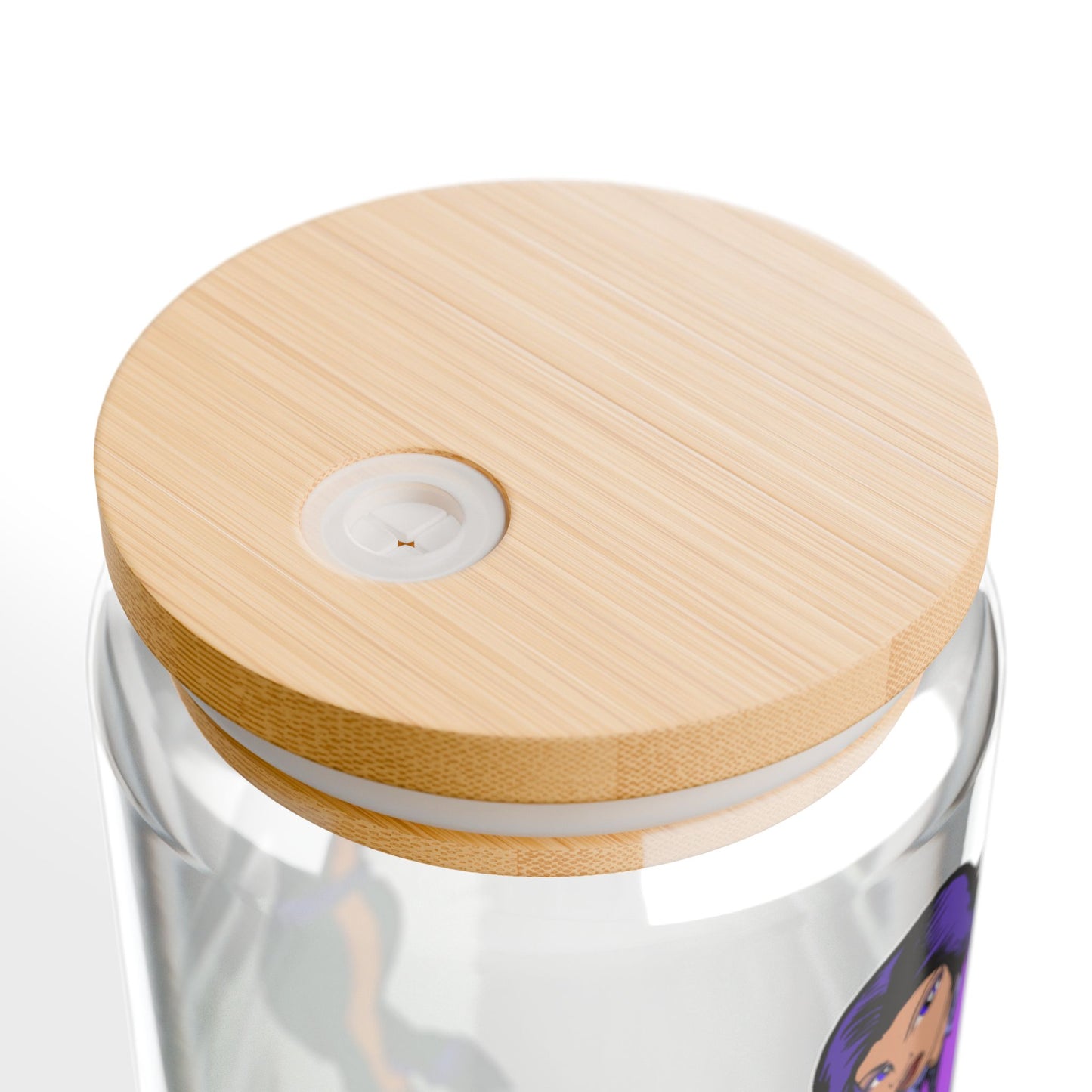 Women Heroes Cartoon Sipper Glass - Eco-Friendly Drinkware, Fun Hydration, Unique Gifts, Party Favor, Character Theme