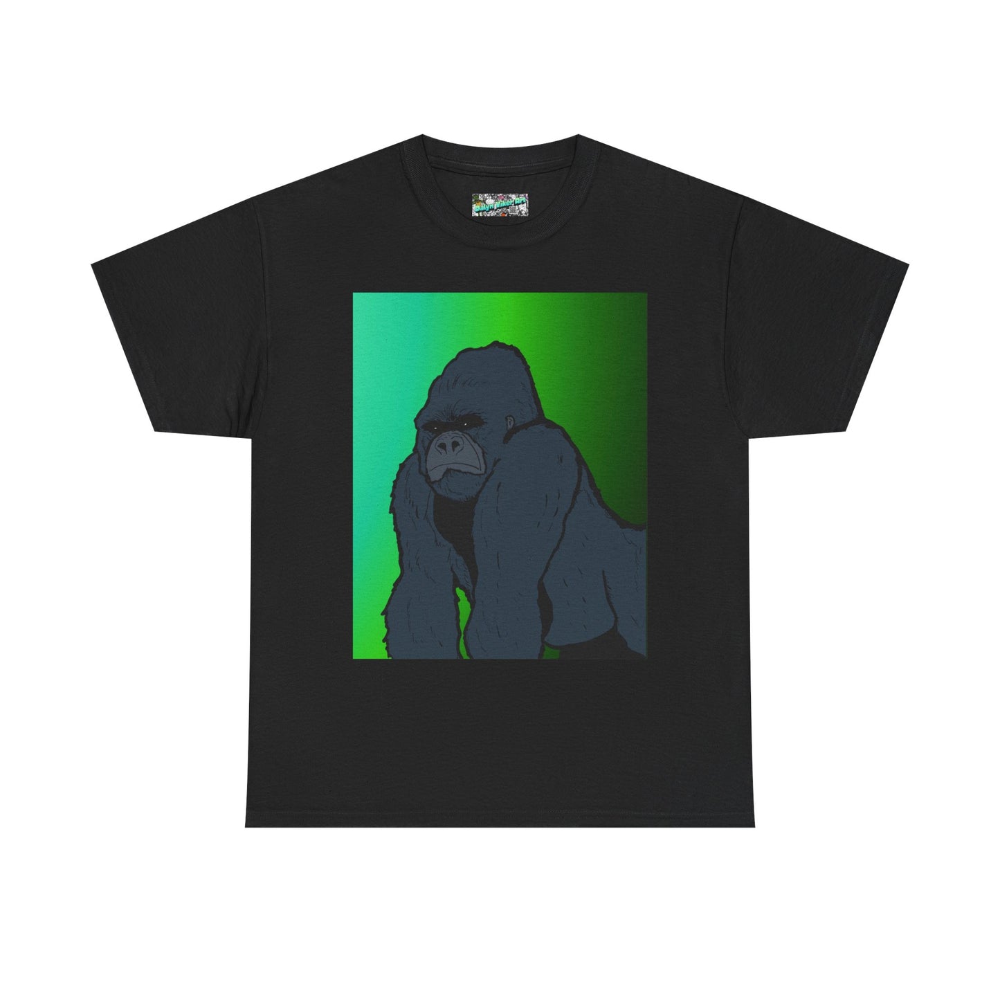 Gorilla Portrait Tee – Graphic Ape Illustration T-Shirt