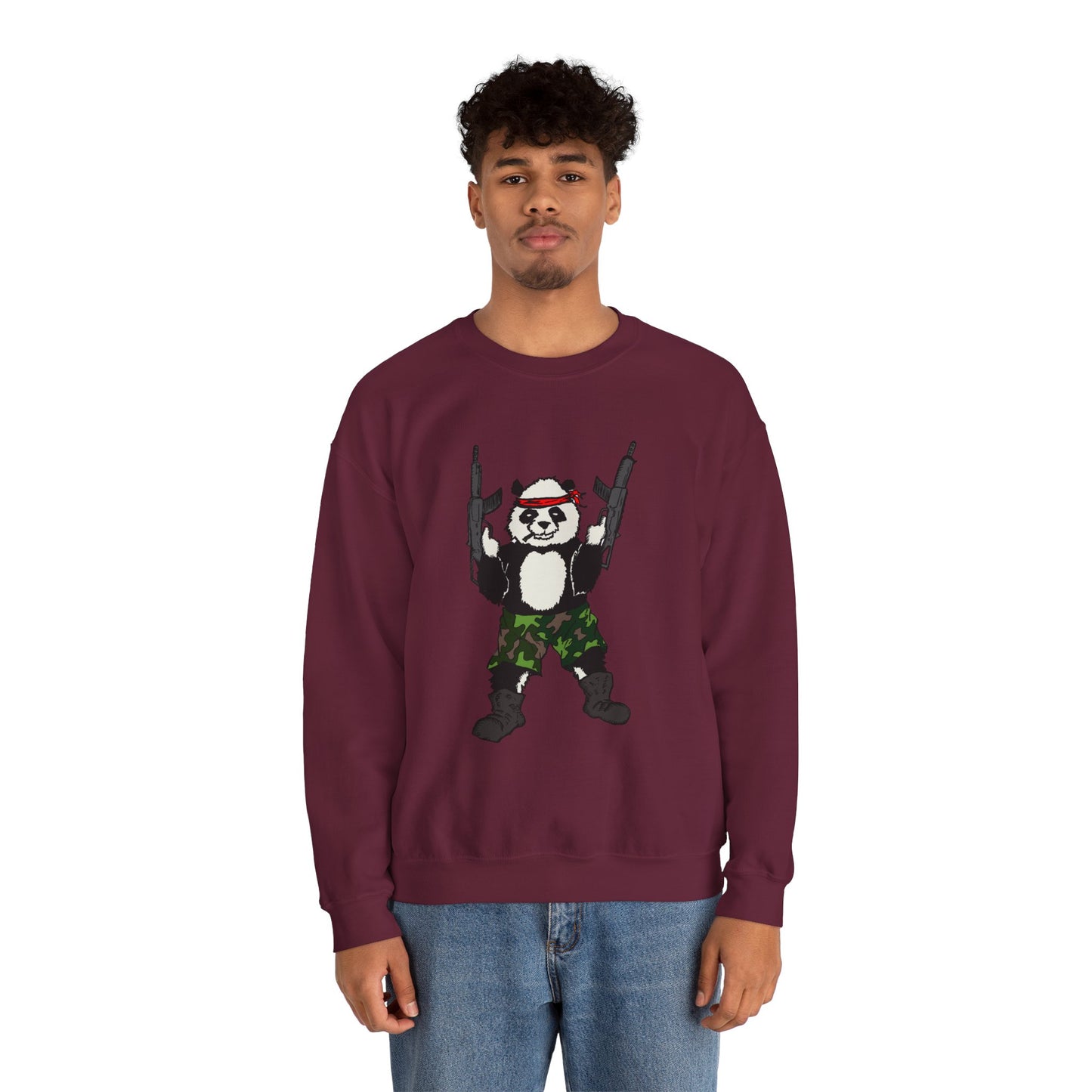 Panda Guns Crewneck Sweatshirt
