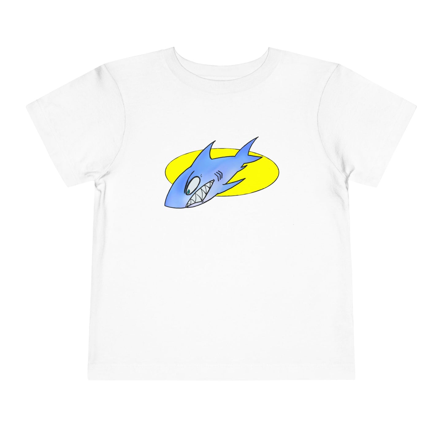 Toddler Shark Tee — Cute Blue Shark Graphic Kids Shirt