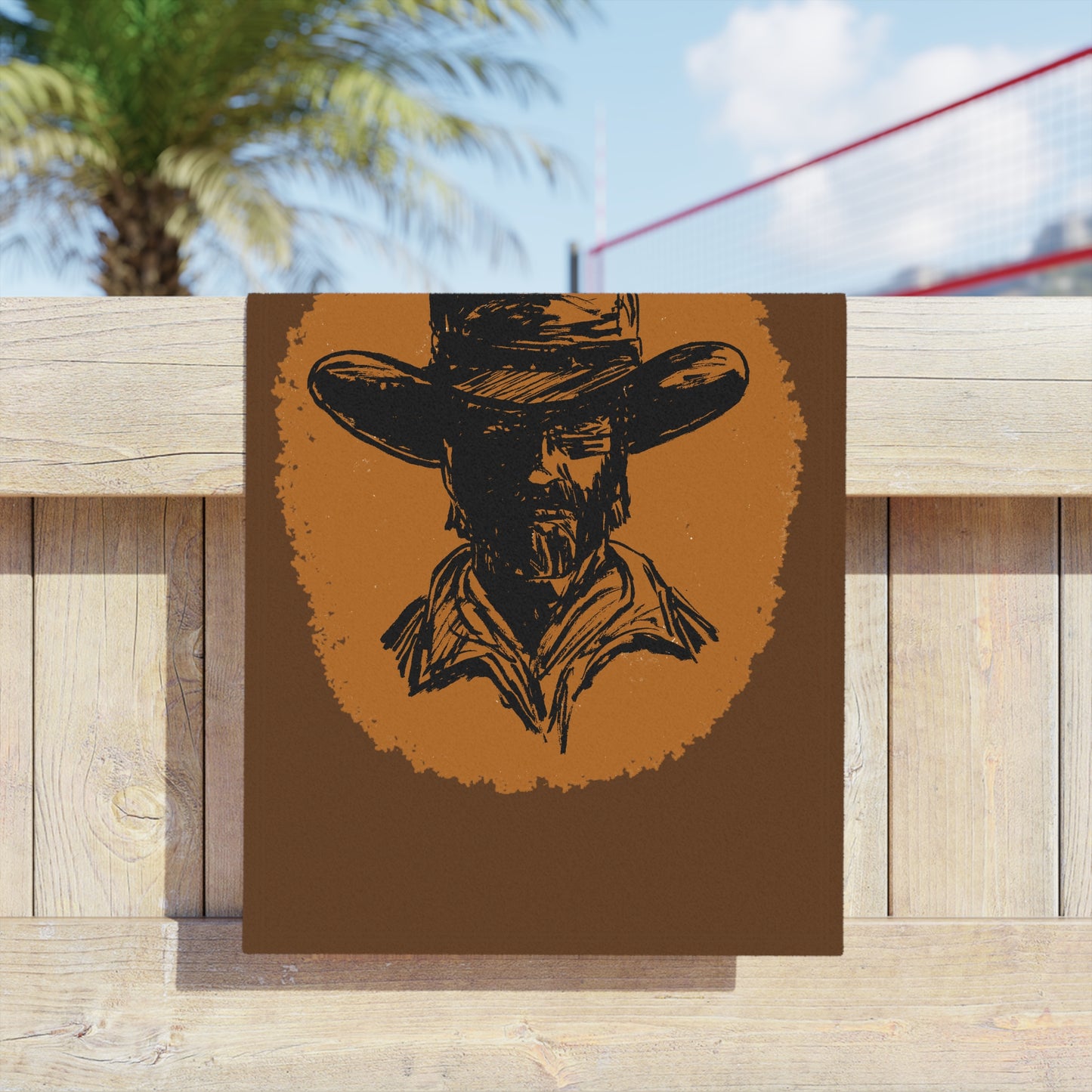 Old West Cowboy Beach Towels