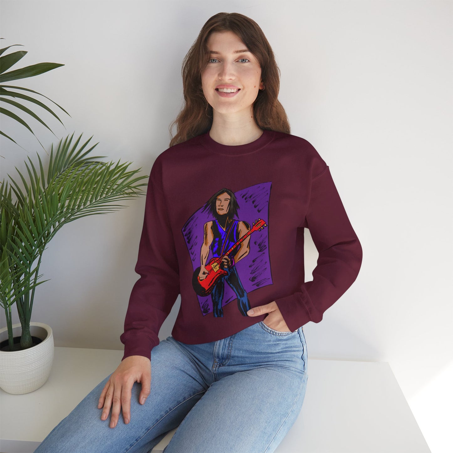 Rock Star Vintage Crewneck Sweatshirt