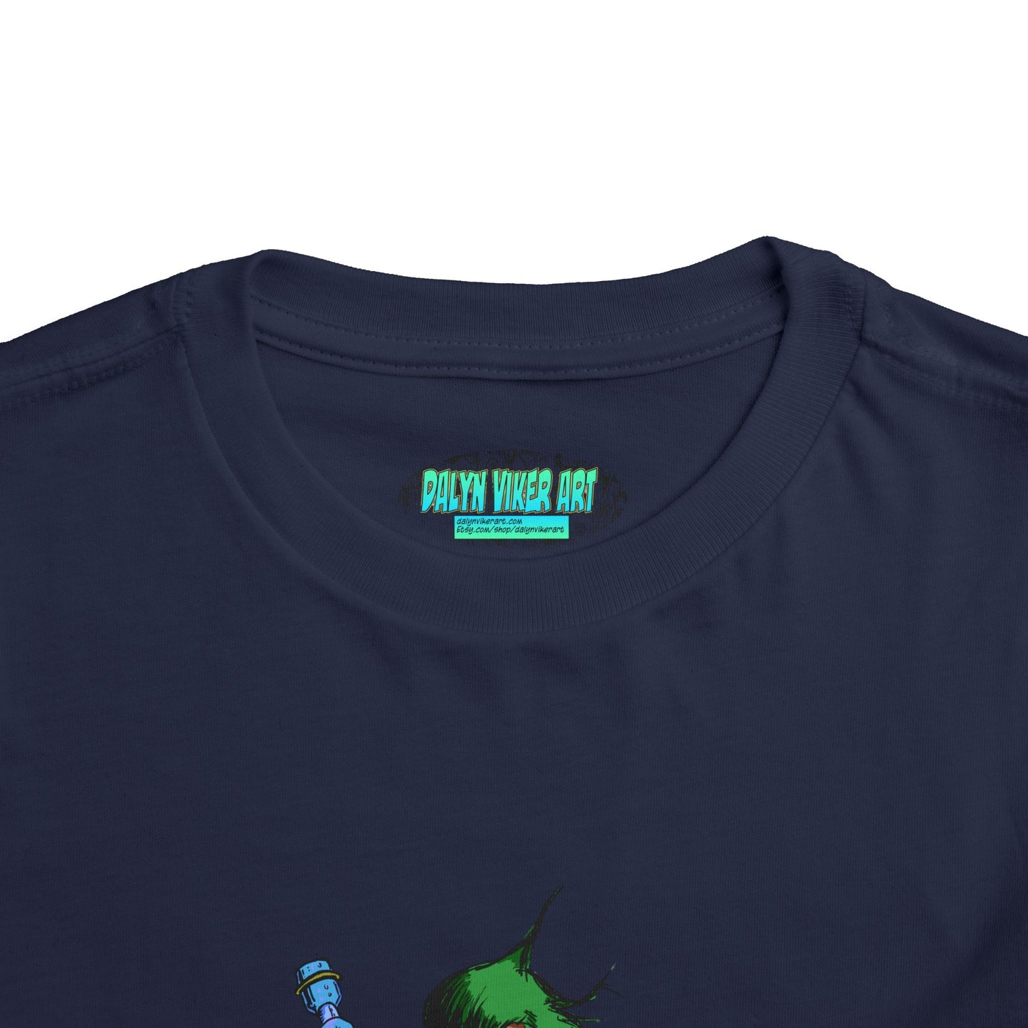 Toddler Tee — Colorful Space Hero Graphic