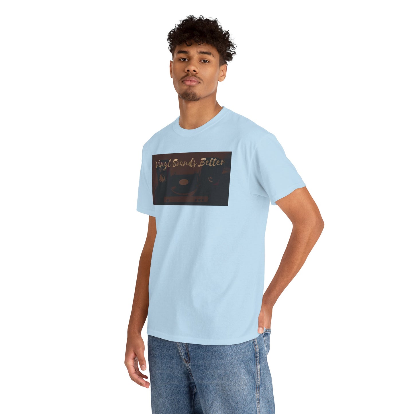 Vinyl Sounds Better T-Shirt — Retro Record Player Tee for Music Lovers
