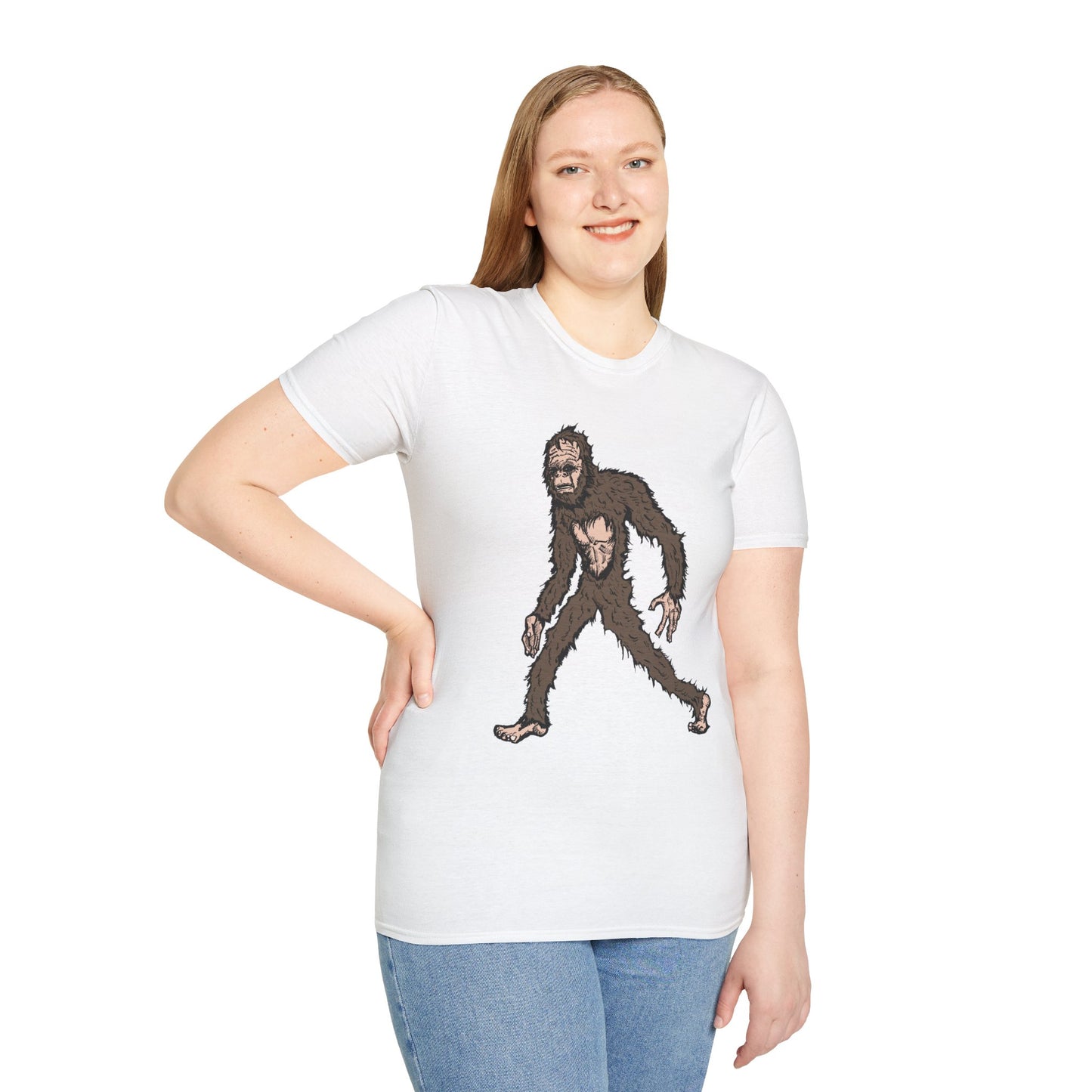 Bigfoot Stroll Unisex Softstyle T-Shirt