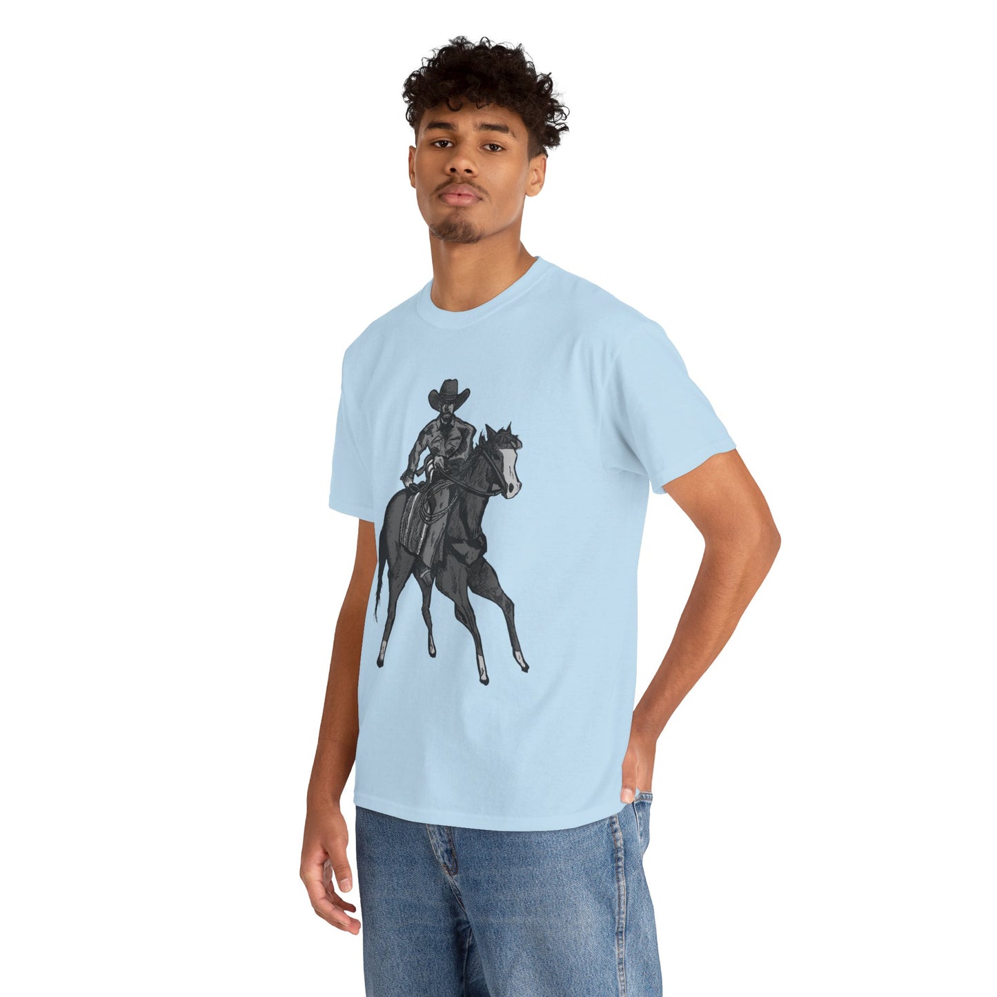 Cowboy on Horseback T‑Shirt — Vintage Western Rodeo Tee