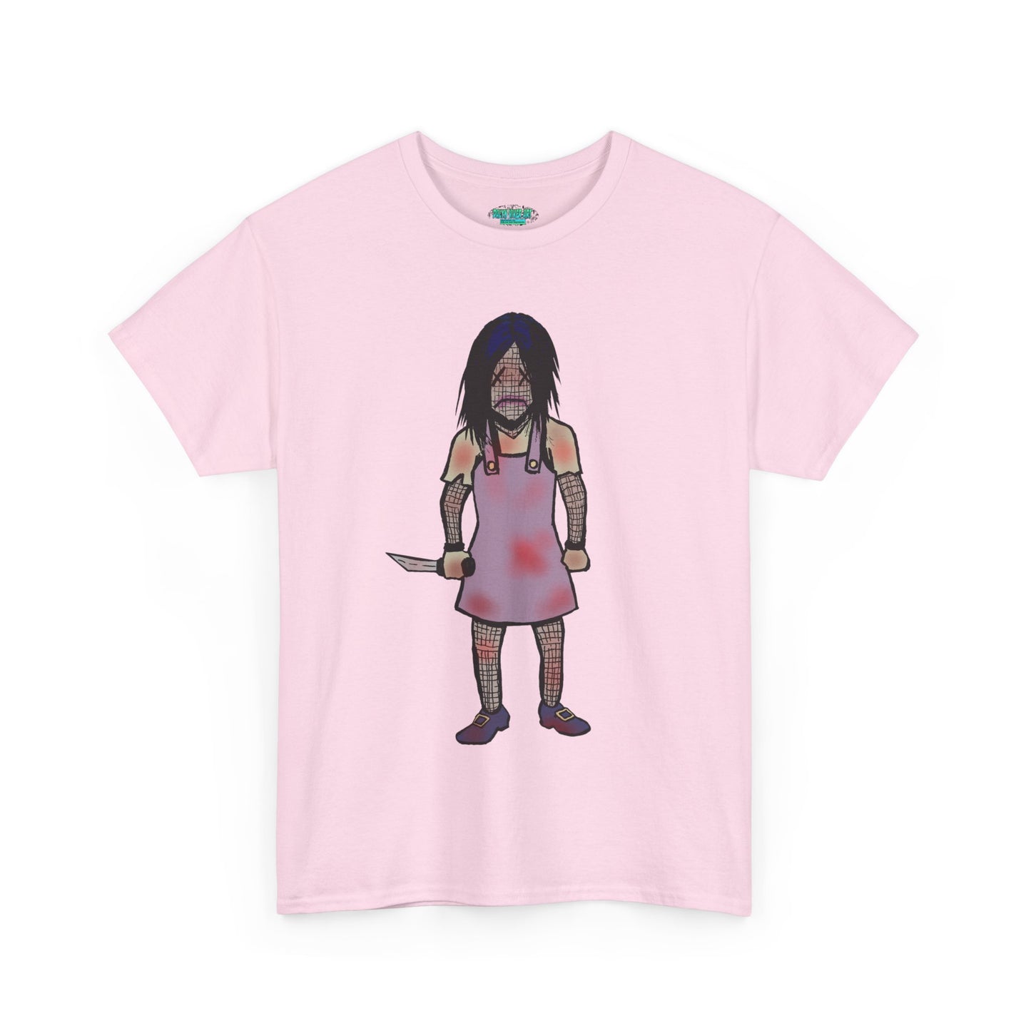 Evil Doll Graphic Tee with Horror Design, Halloween Outfit, Unisex Cotton Shirt, Unique Gift for Horror Fans, Graphic T-Shirt, Statement Wear