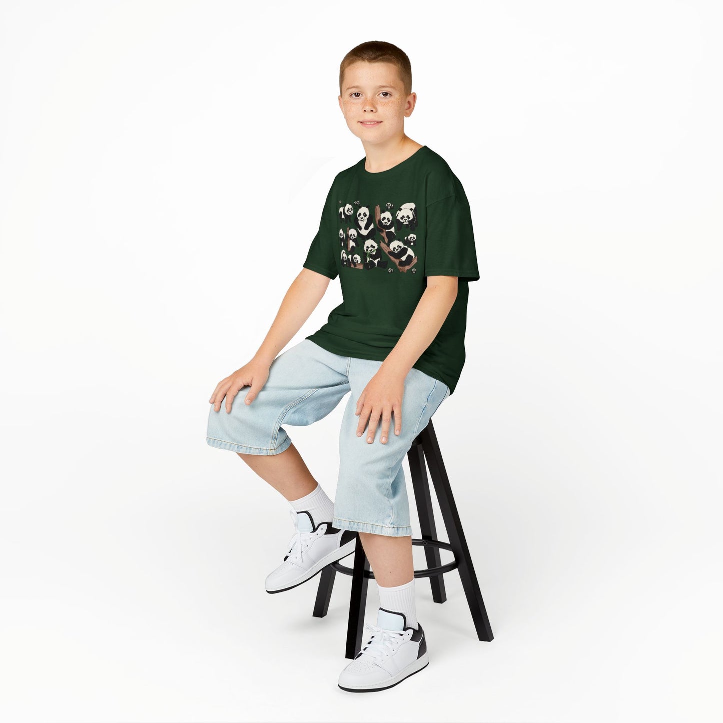 Panda Paradise Kids Tee, Cute Animal T-Shirt, Children's Gift, Birthday Present, Summer Wear, Eco-Friendly Fashion