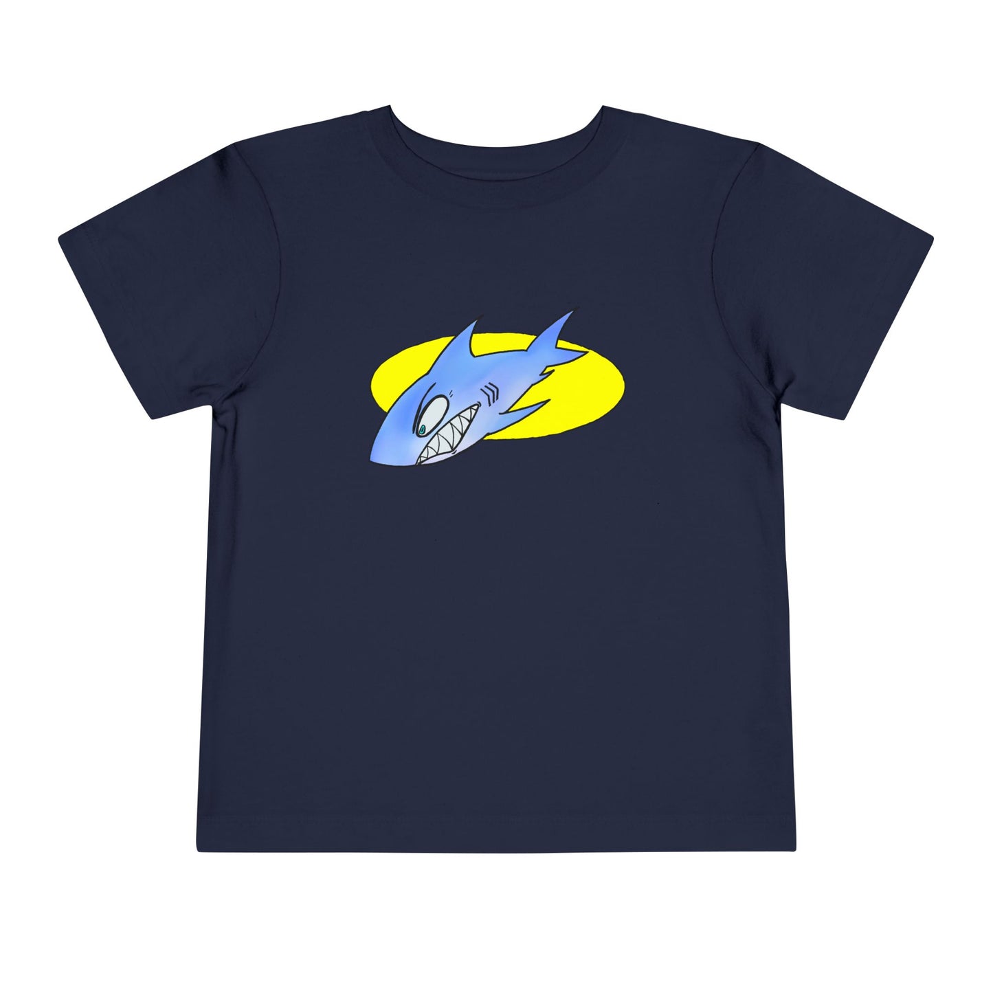 Toddler Shark Tee — Cute Blue Shark Graphic Kids Shirt