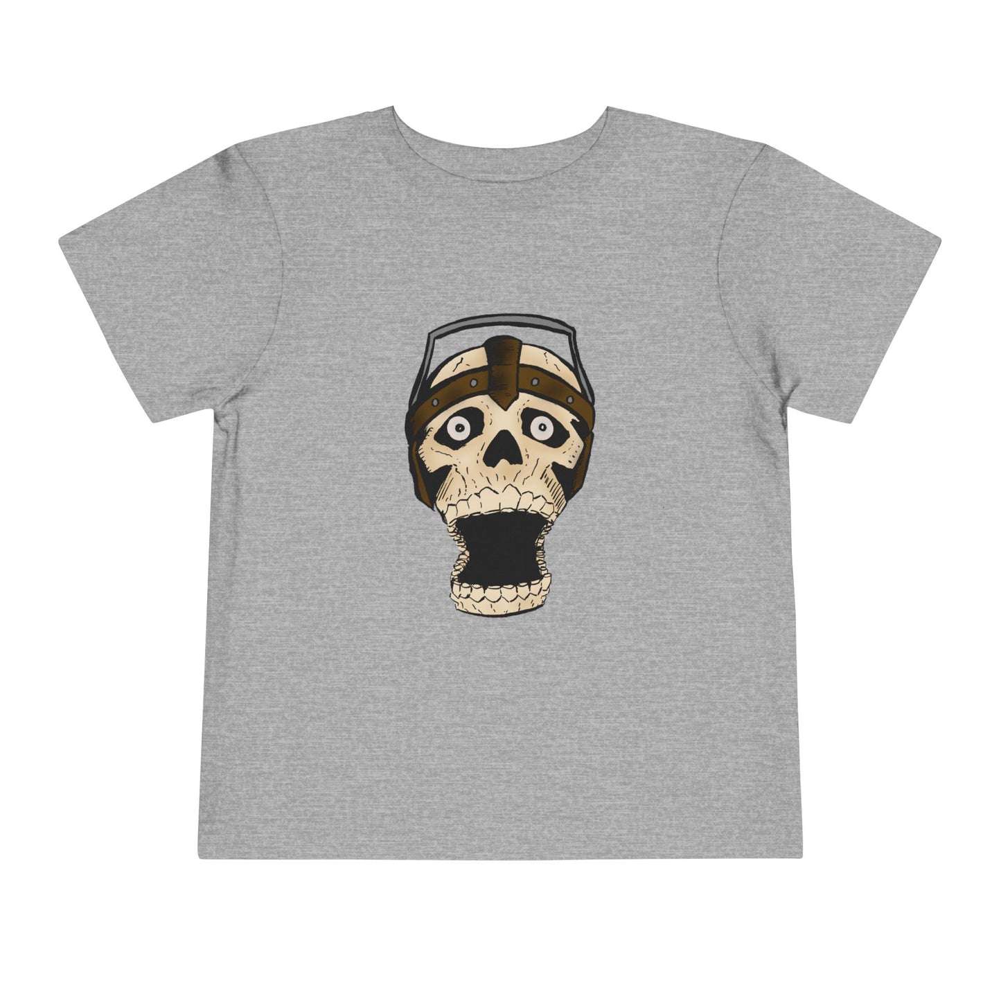 Toddler Tee — Playful Screaming Skull Graphic Kids' Shirt