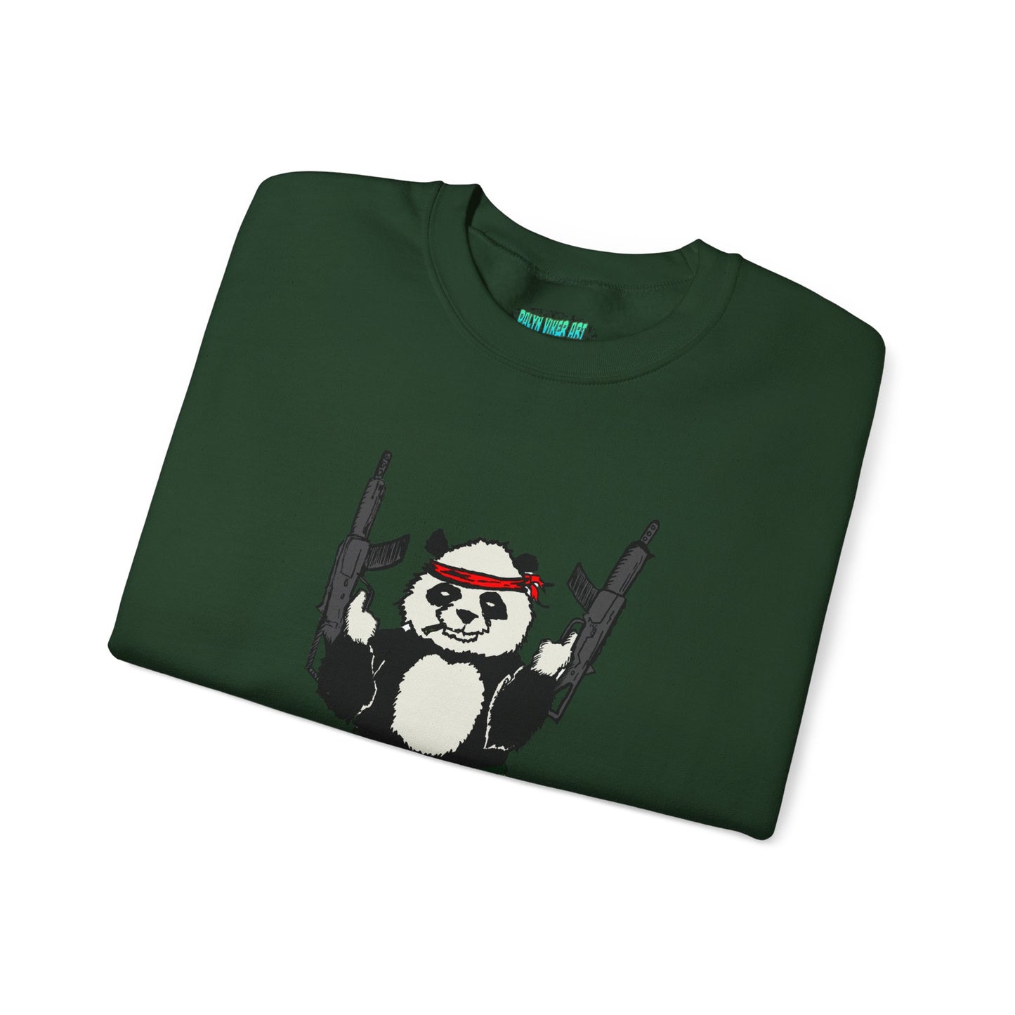 Panda Guns Crewneck Sweatshirt