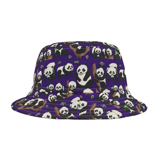 Playful Panda Bucket Hat, Cute Summer Accessory, Perfect for Kids and Adults, Vacation Hat, Trendy Gift Idea