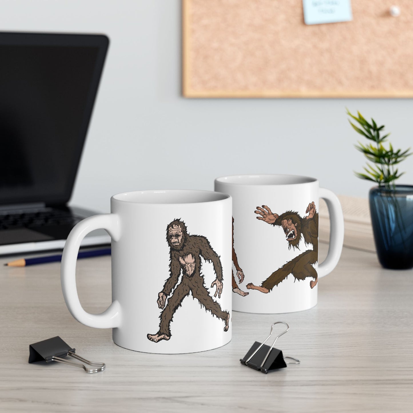 Bigfoot Sasquatch Mug — Funny Creature Coffee Cup (11oz & 15oz)