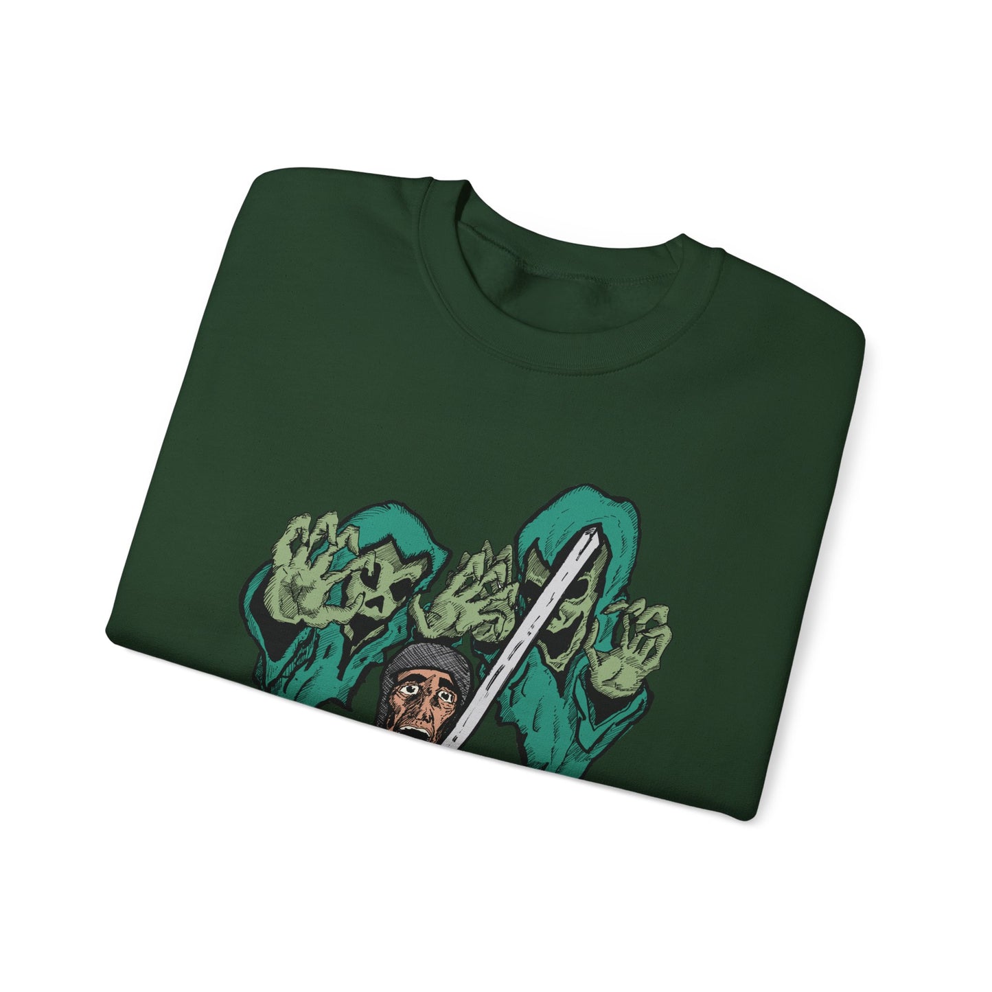 Knight Fright Inspired Unisex Crewneck Sweatshirt with Graphic Print