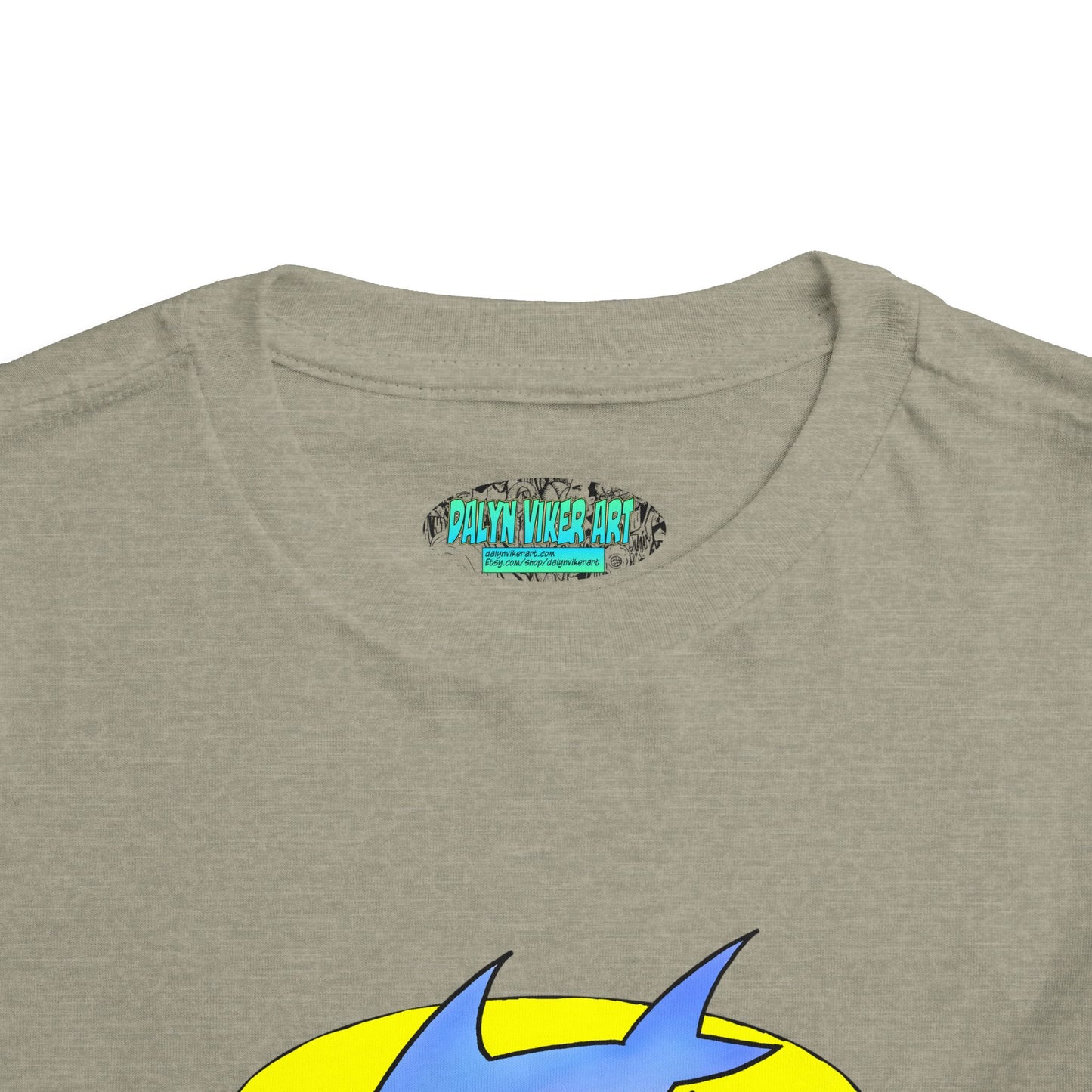 Toddler Shark Tee — Cute Blue Shark Graphic Kids Shirt