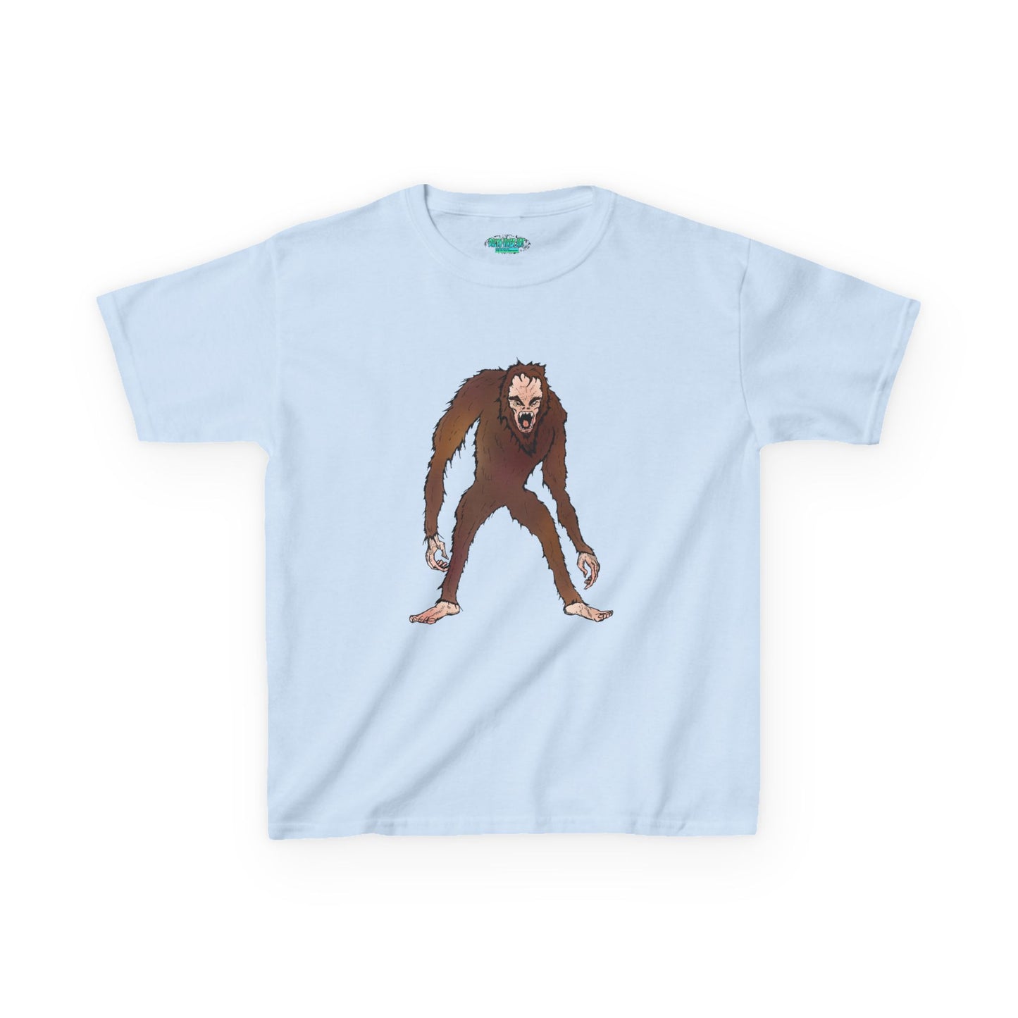 Kids Tee — Playful Sasquatch/Yeti Monster Graphic