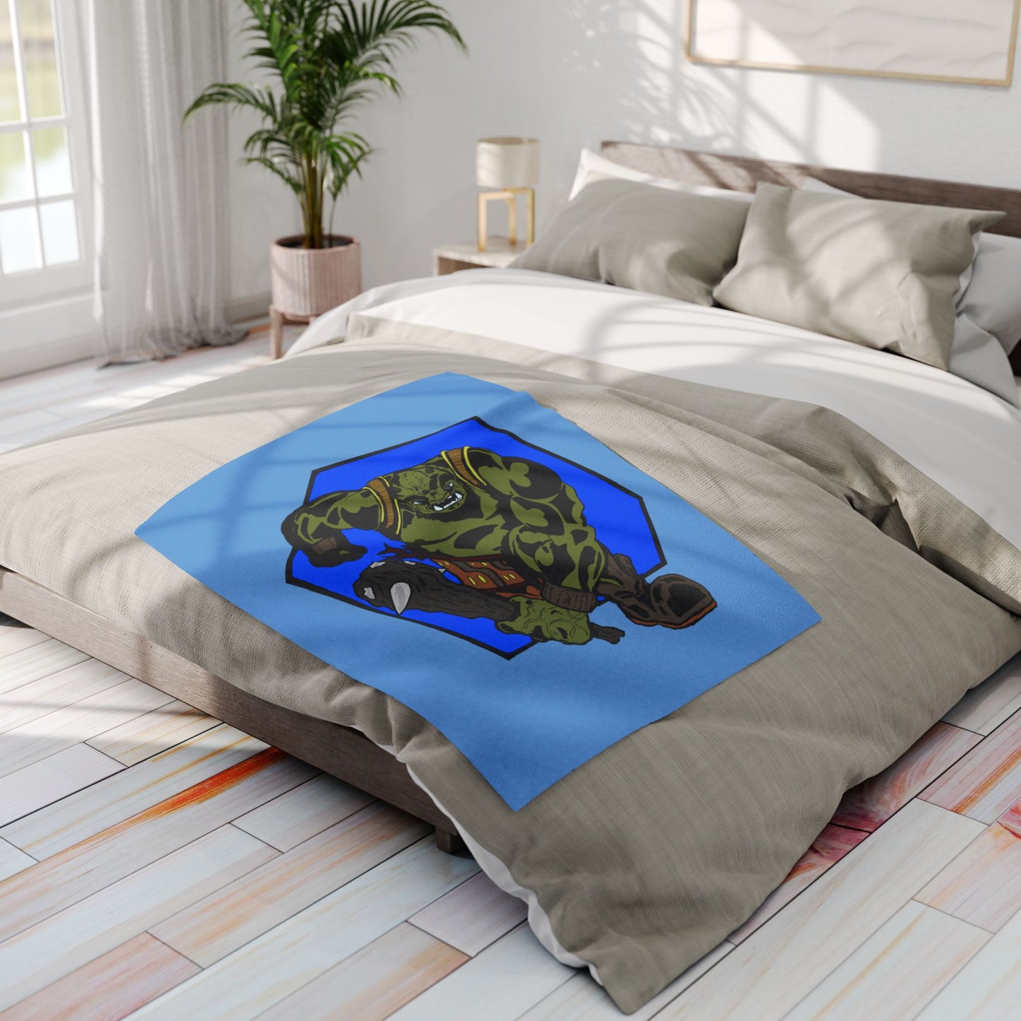 Running Ogre Arctic Fleece Blanket