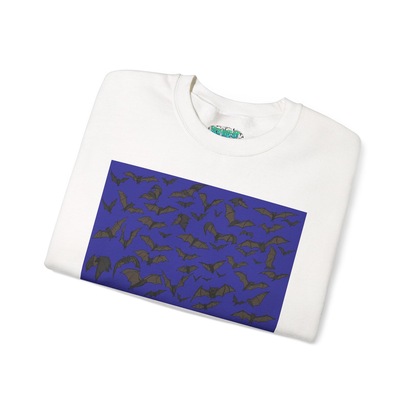 Stylish Bats Unisex Crewneck Sweatshirt with Abstract Design