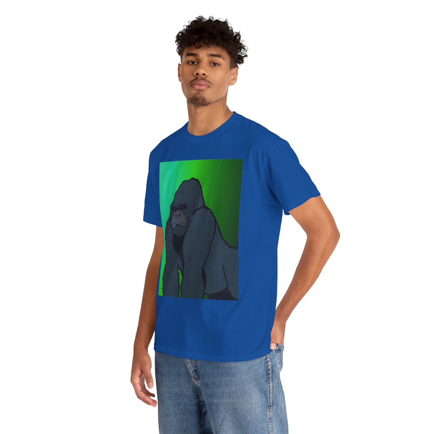 Gorilla Portrait Tee – Graphic Ape Illustration T-Shirt