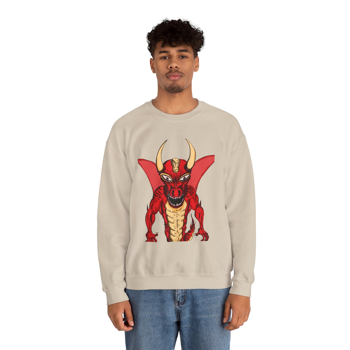 Fierce Dragon Unisex Crewneck Sweatshirt
