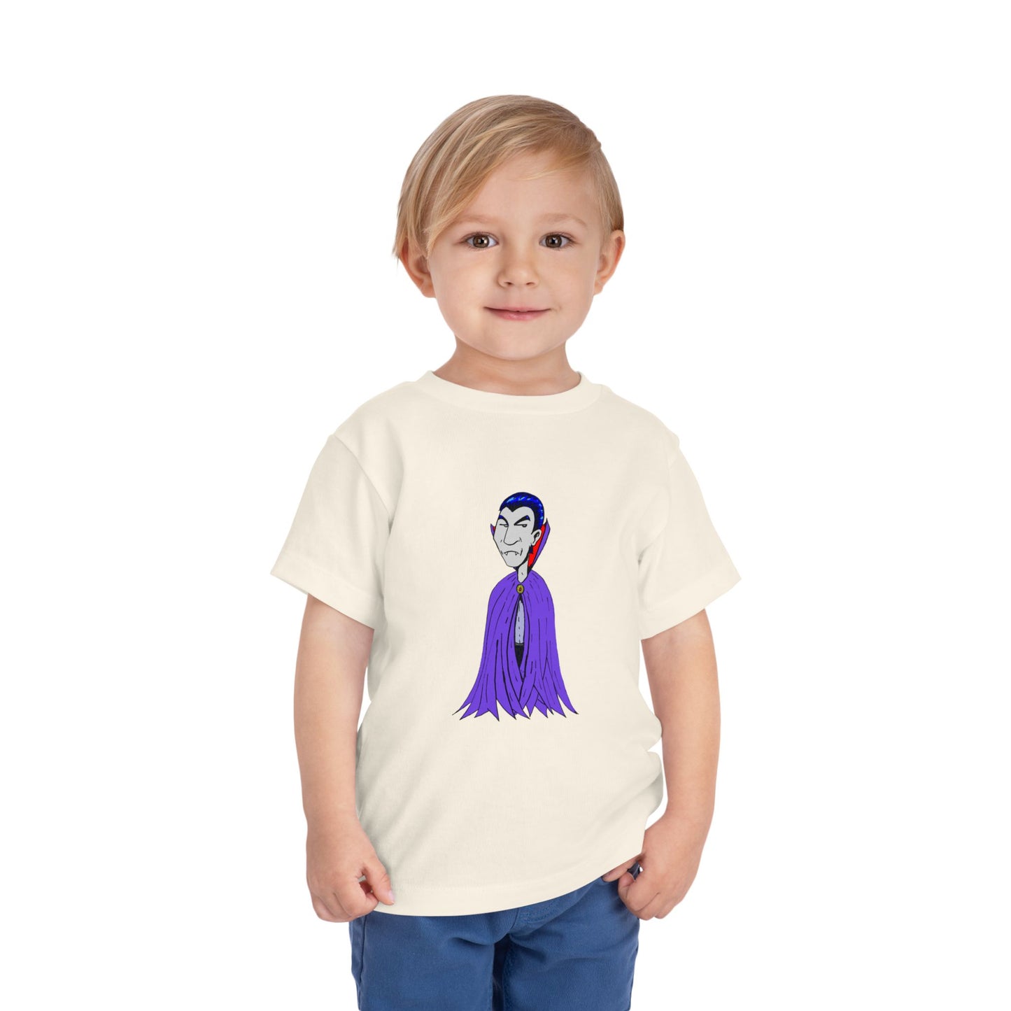 Toddler Tee — Cute Cartoon Vampire Graphic Shirt for Kids