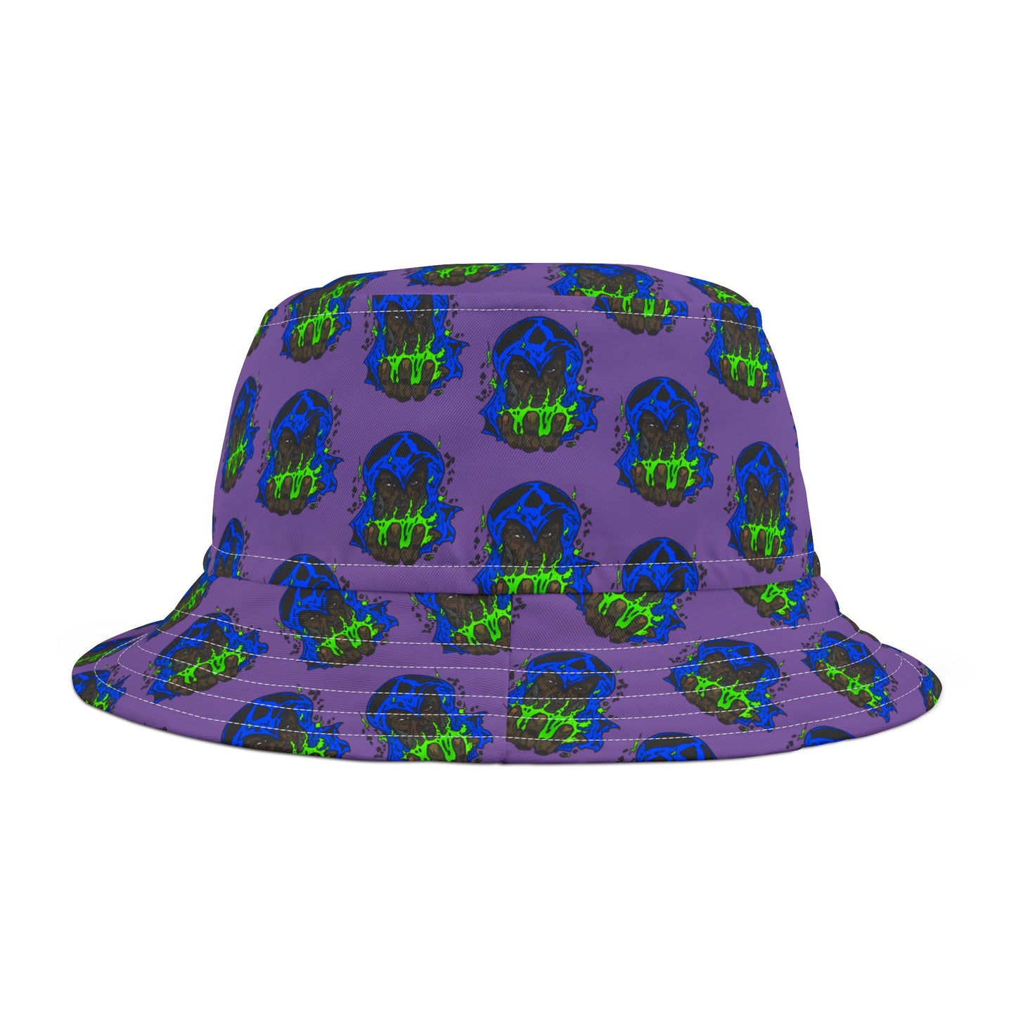 Bucket Hat Cosmic Wizard Sorcery Fire Colorful Mystical Dalyn Viker Art