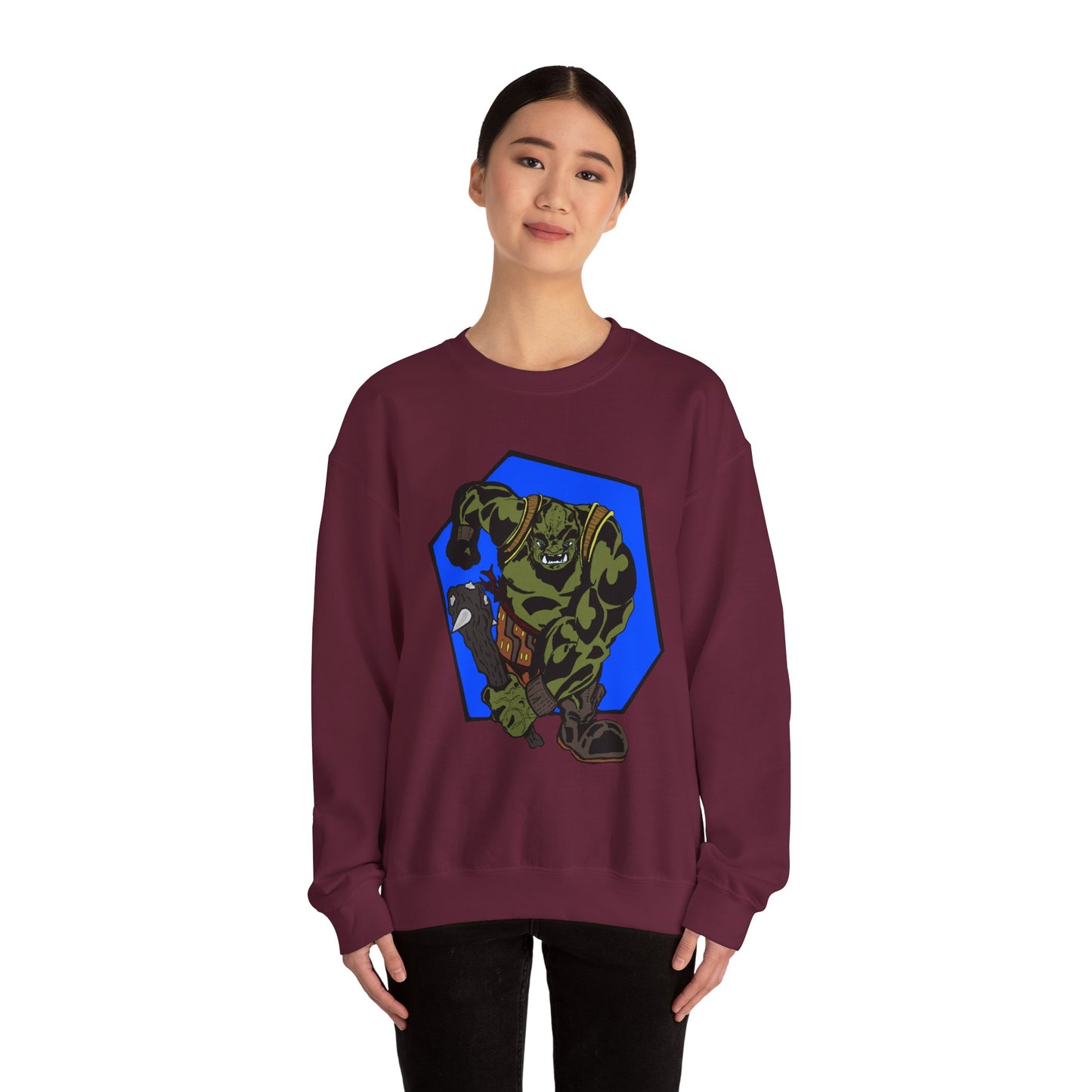 Rampaging Ogre Crewneck Sweatshirt for Marvel Fans