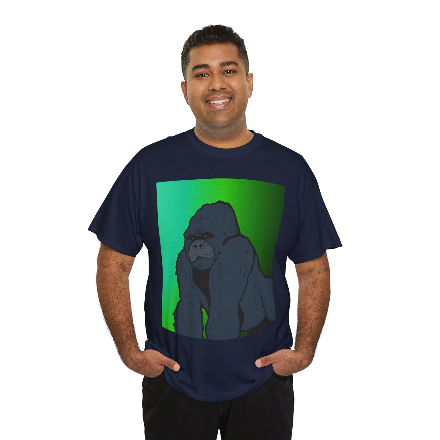 Gorilla Portrait Tee – Graphic Ape Illustration T-Shirt