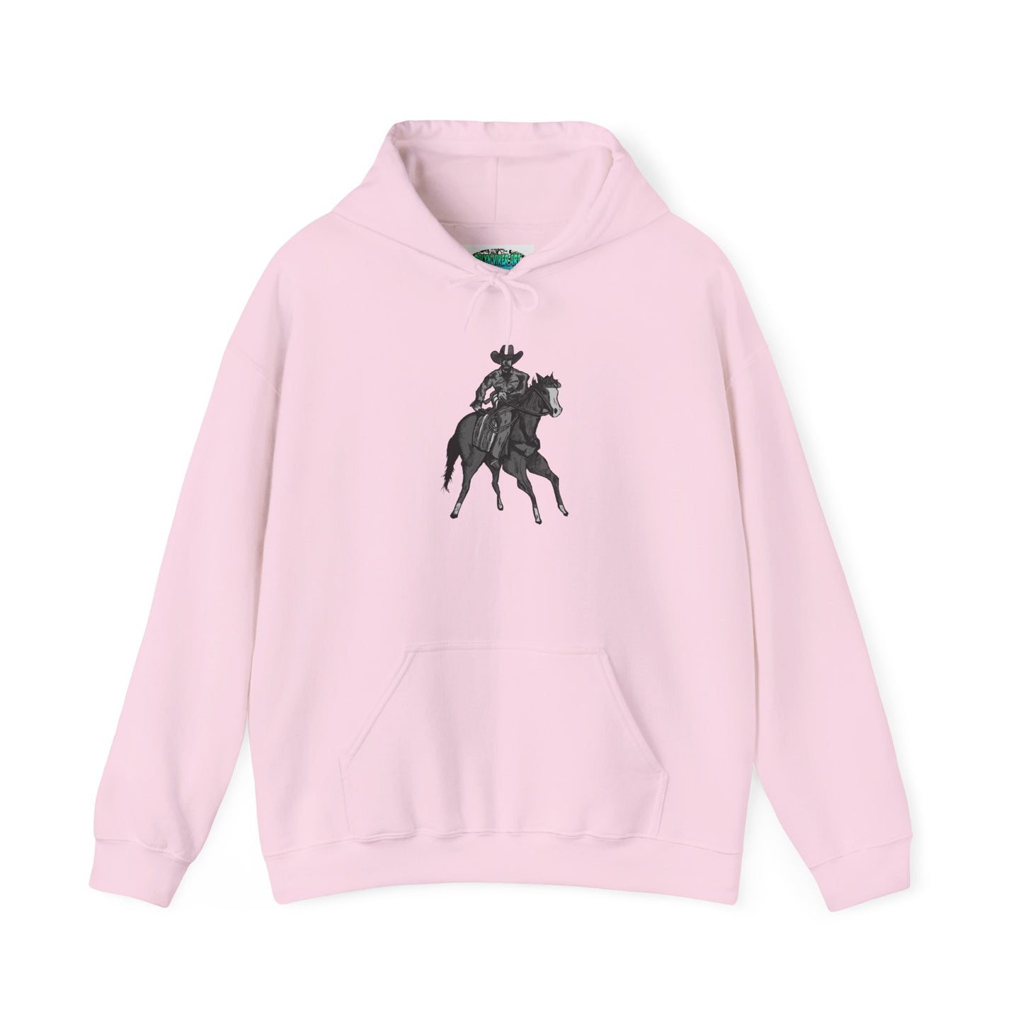 Horseback Rider Silhouette Hoodie – Western Equestrian Graphic Sweatshirt