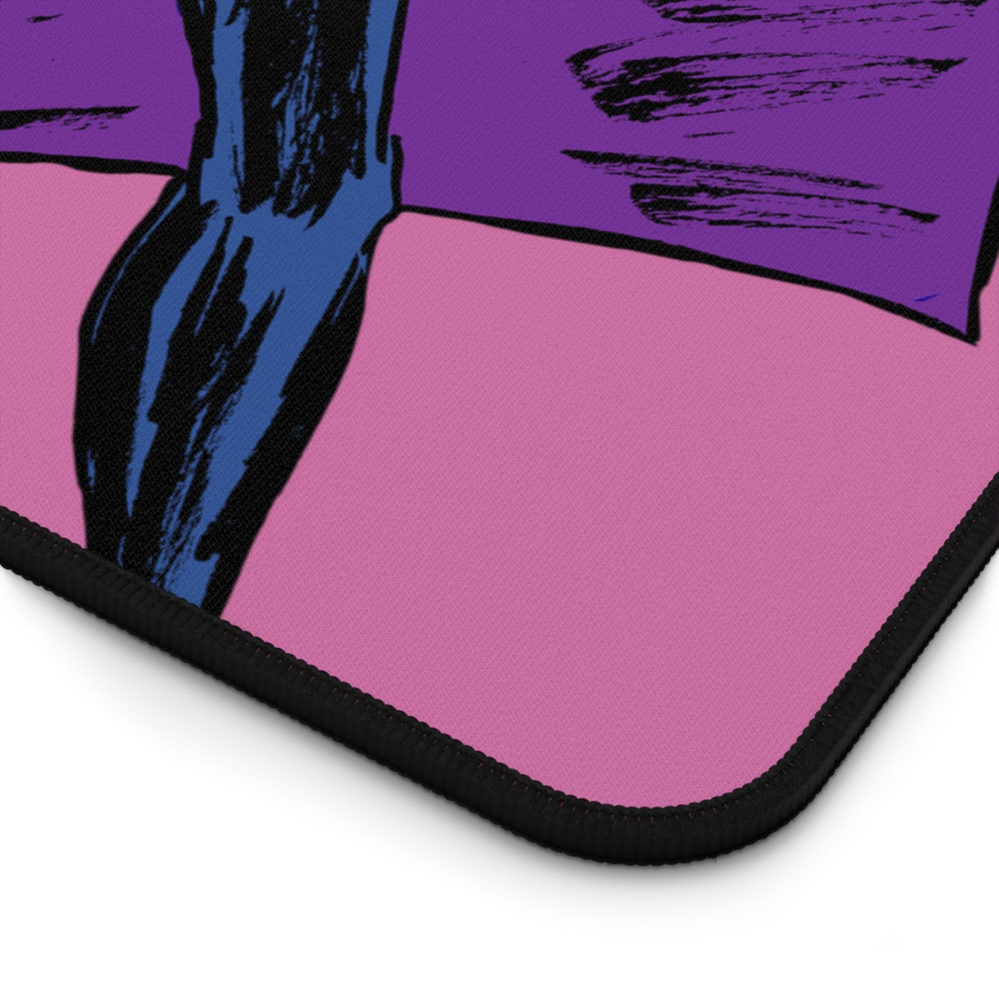 Rock Star Desk Mat - Music Lover Gift, Gamer Workspace, Office Decor, Unique Desk Accessory, Guitarist Art Mat