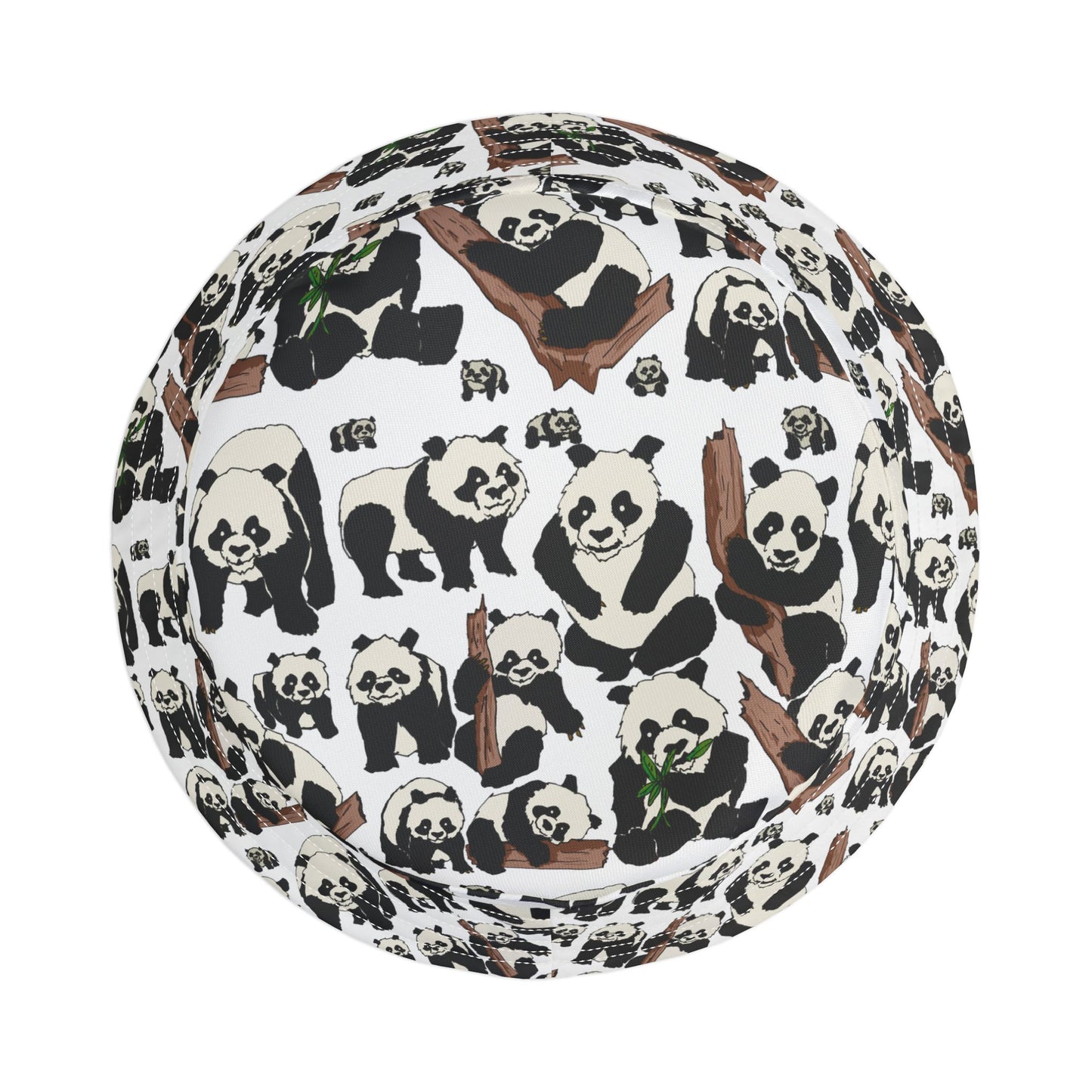 Panda Print Bucket Hat, Cute Summer Accessory, Outdoor Fashion, Festival Wear, Kids & Adults Gift, Wildlife Lover Hat