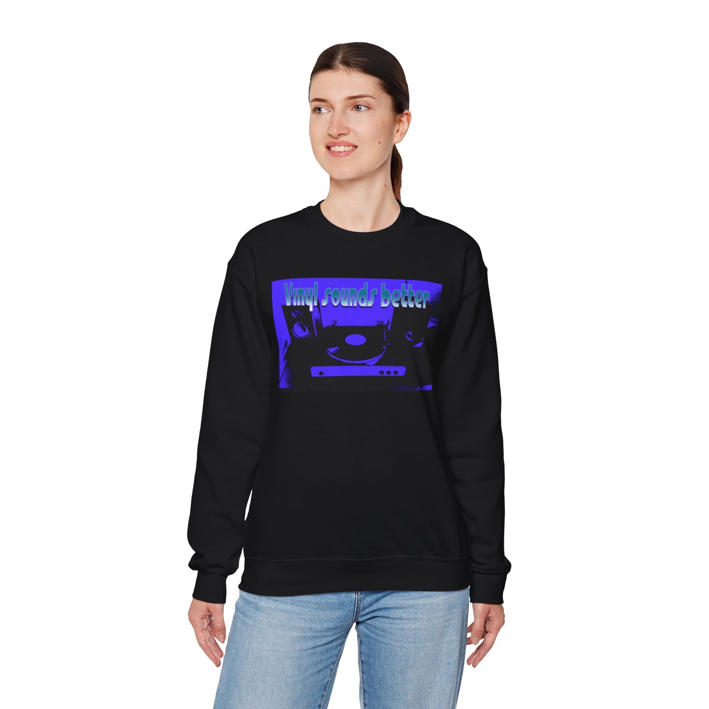 Vinyl Sounds Better Crewneck Sweatshirt