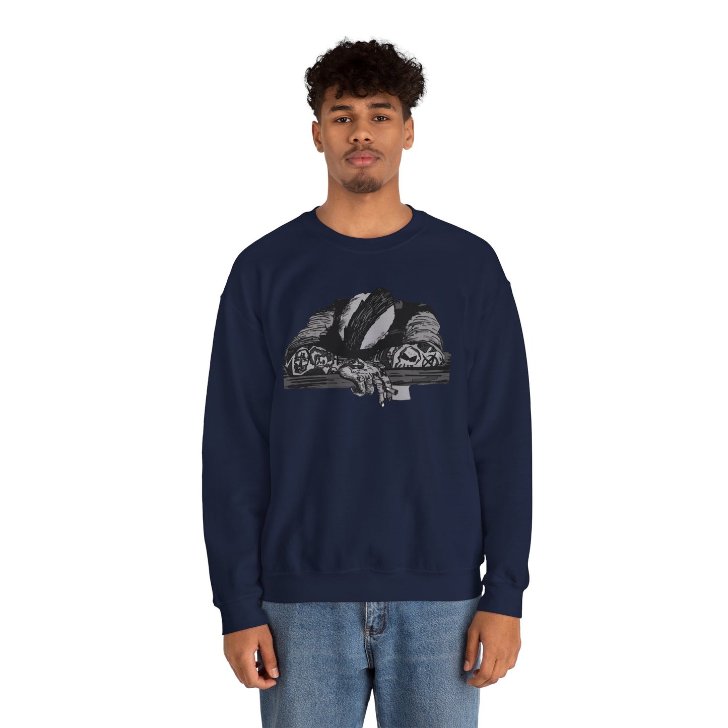 Punk and Done Graphic Crewneck Sweatshirt for Everyday Comfort
