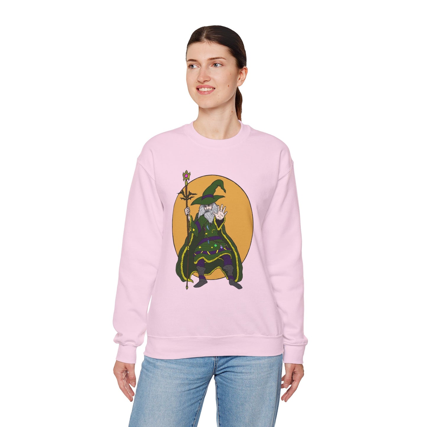 Wizard-Themed Unisex Crewneck Sweatshirt