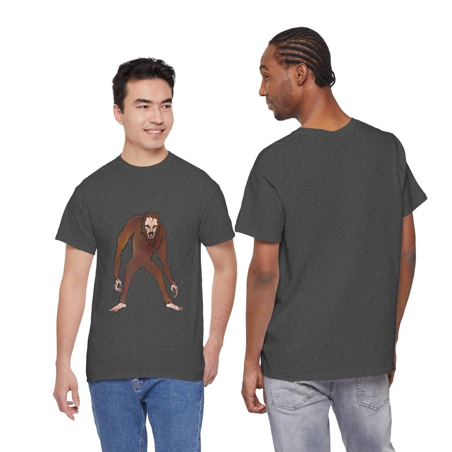 Bigfoot Sketch T‑Shirt — Retro Sasquatch Graphic Tee