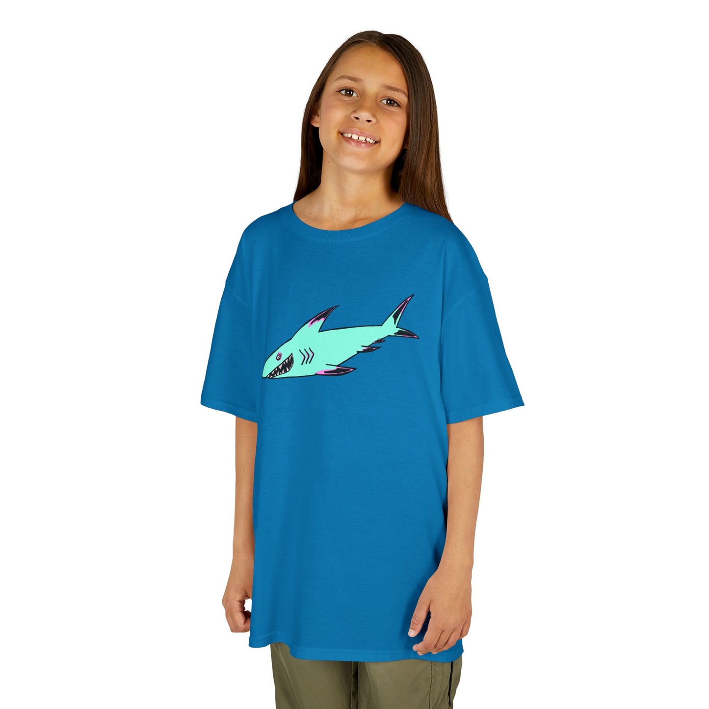 Cool Shark Kids Tee, Animal T-Shirt, Gifts for Boys, Summer Wear, Fun Graphic Tee, Birthday Gift