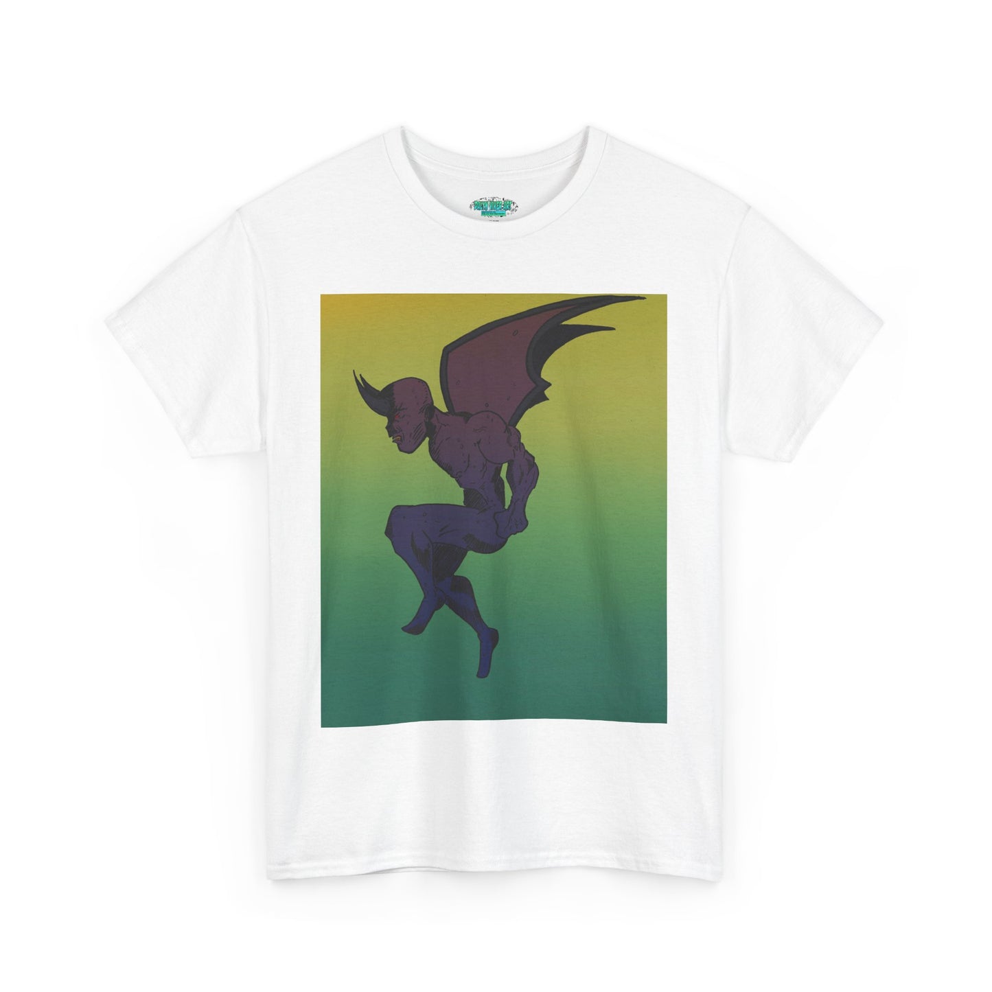 Unisex Heavy Cotton Tee - Artistic Devil Graphic Tee