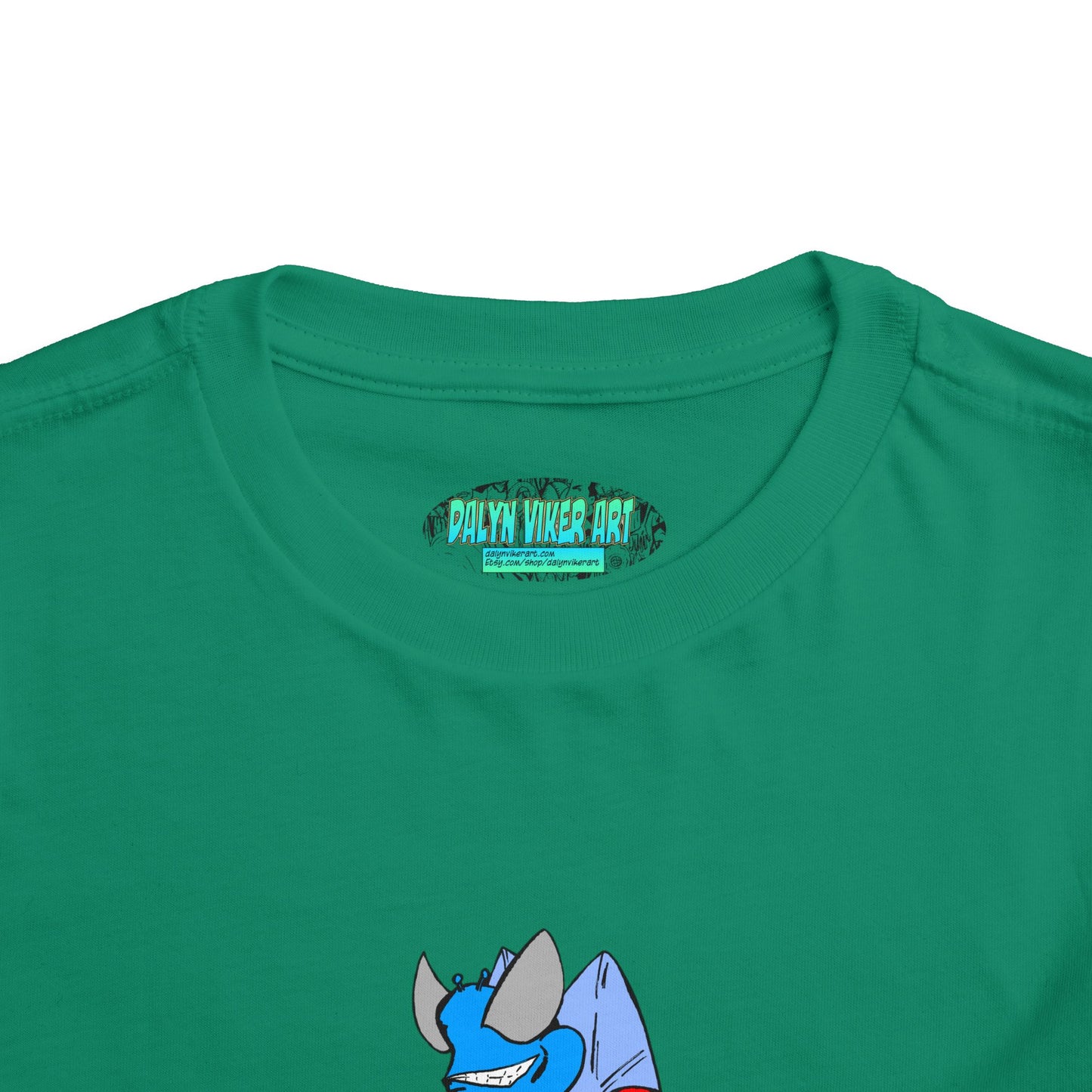 Astro-Fly Toddler Tee — Brave Blue Superhero Bug Graphic