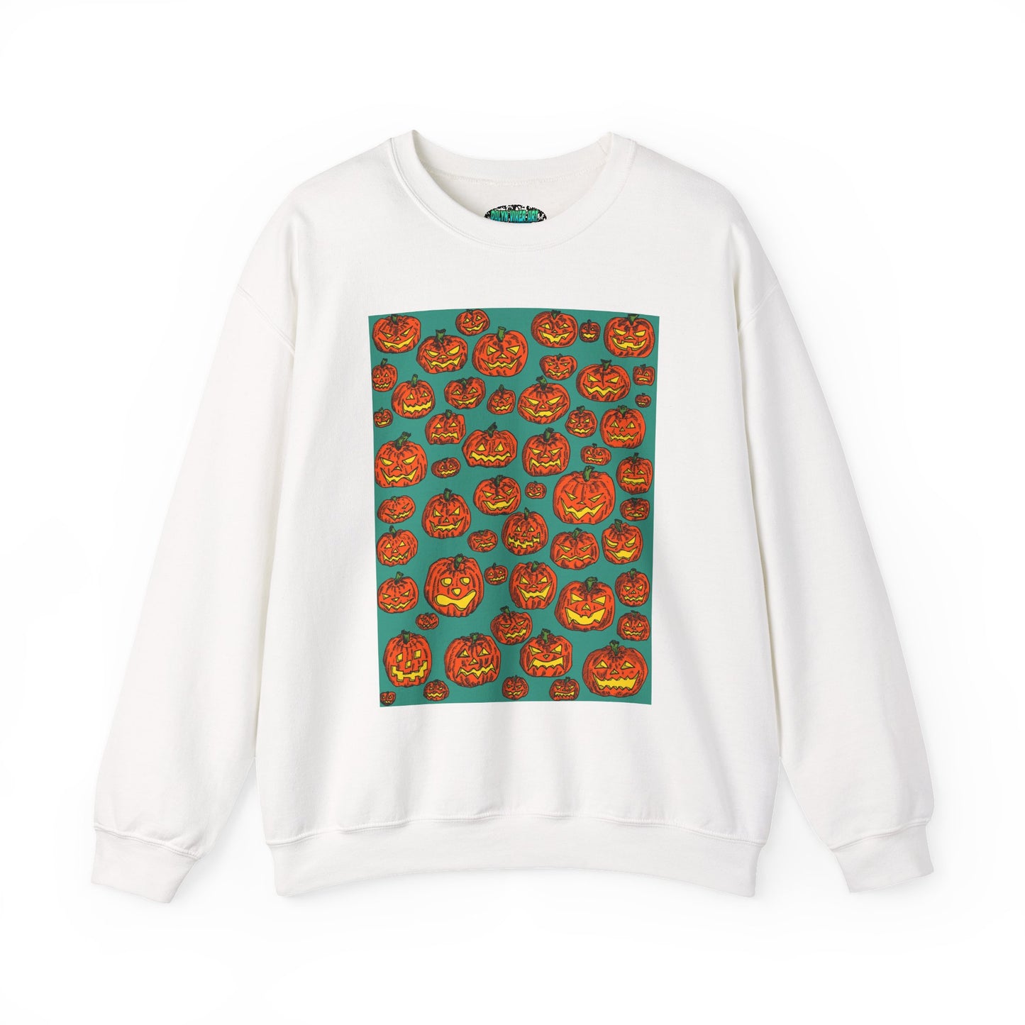 Halloween Pumpkin Crewneck Sweatshirt