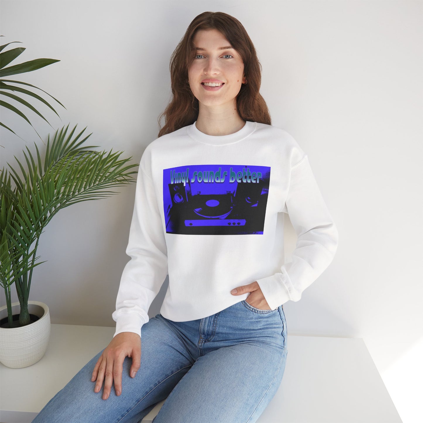 Vinyl Sounds Better Crewneck Sweatshirt