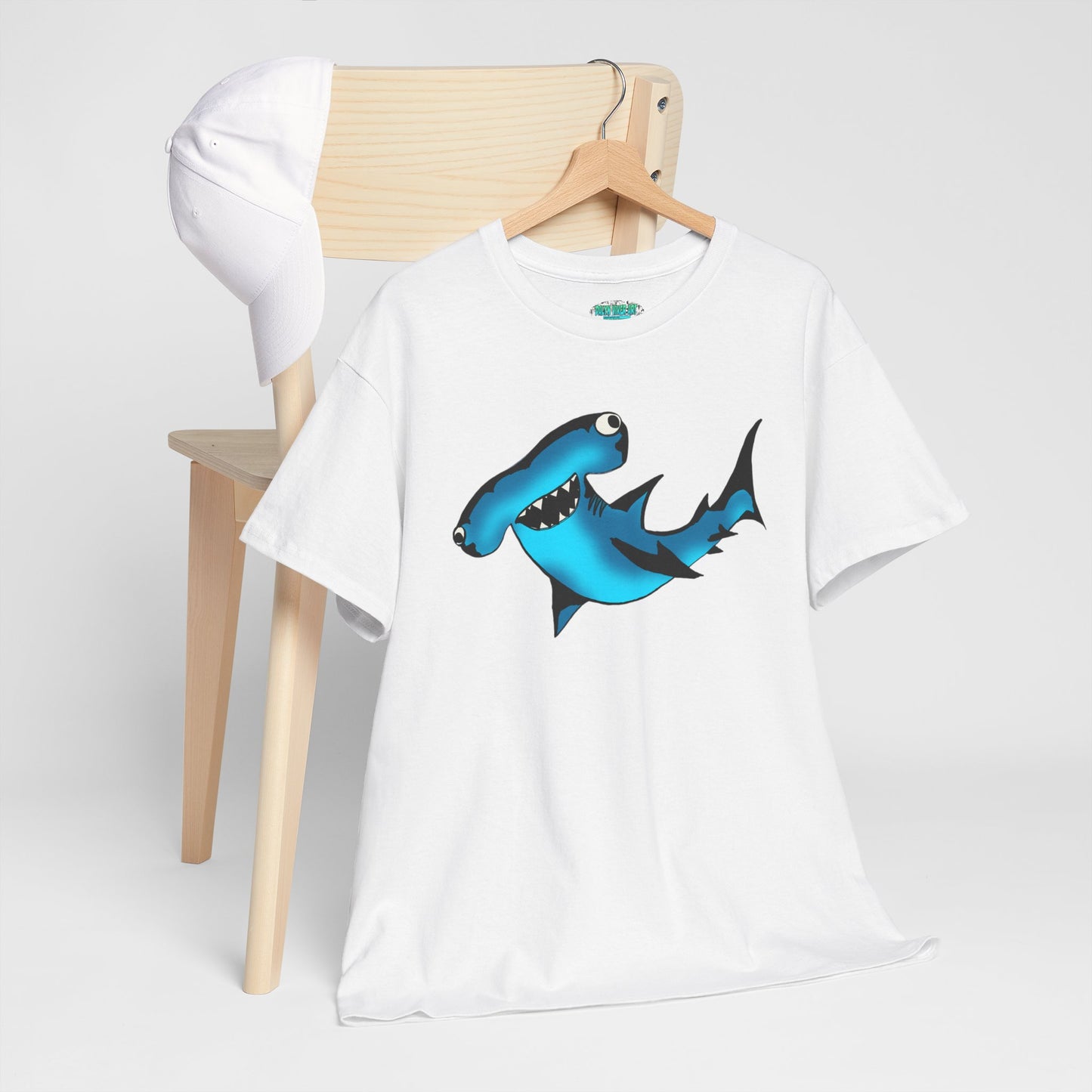 Funny Shark Unisex Heavy Cotton Tee - Perfect Summer Casual Wear