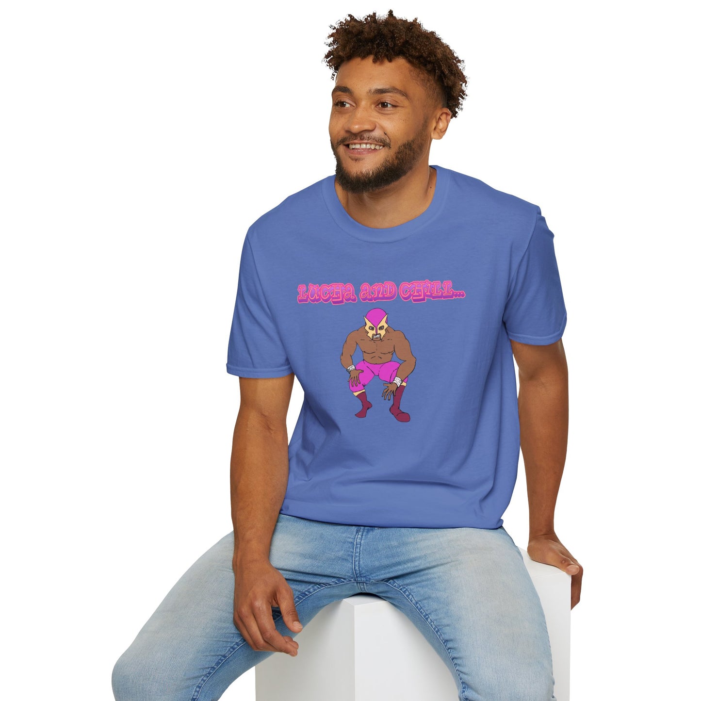 Lucha & Chill Unisex Softstyle T-Shirt